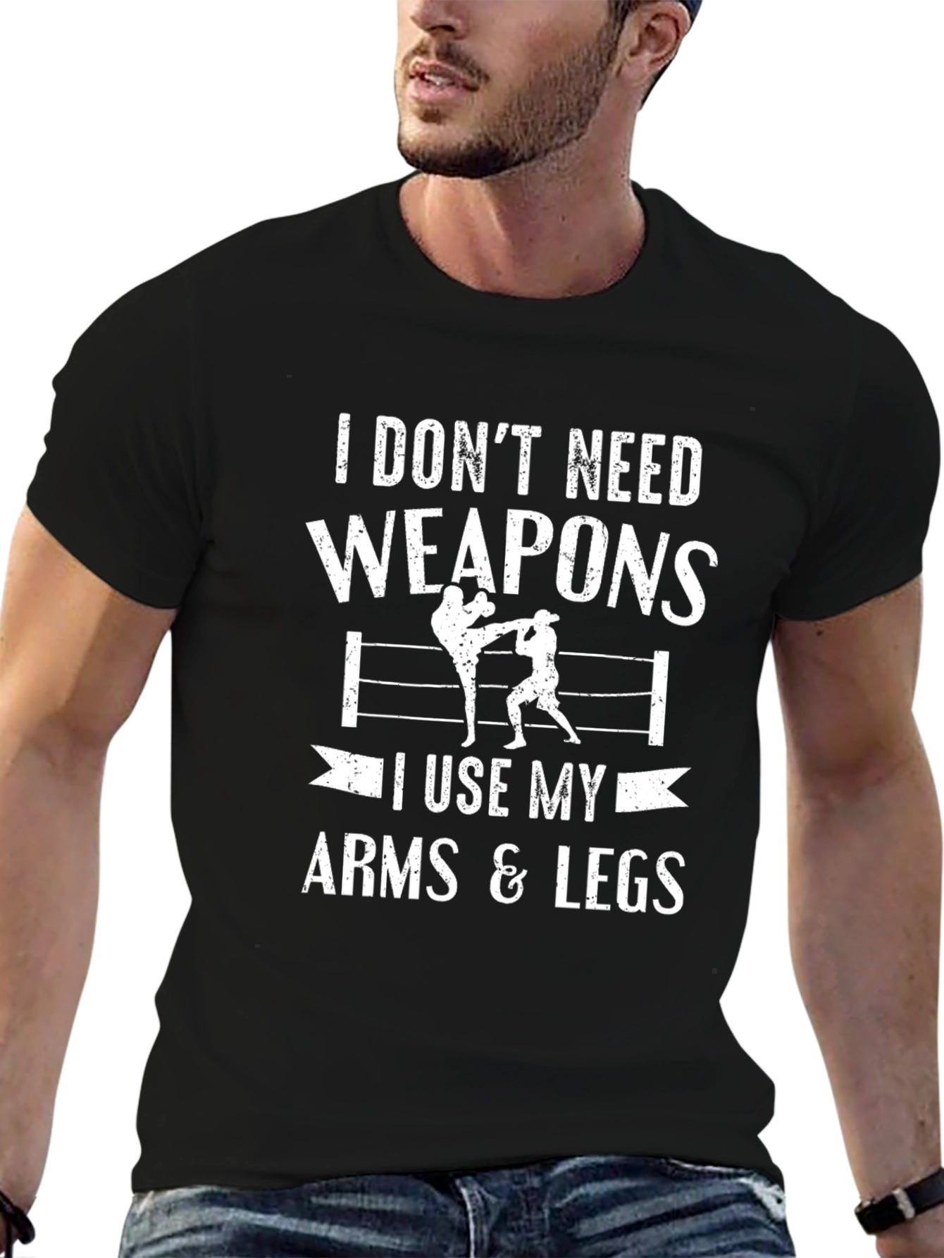 I Dont Need Weapons Graphic Tee