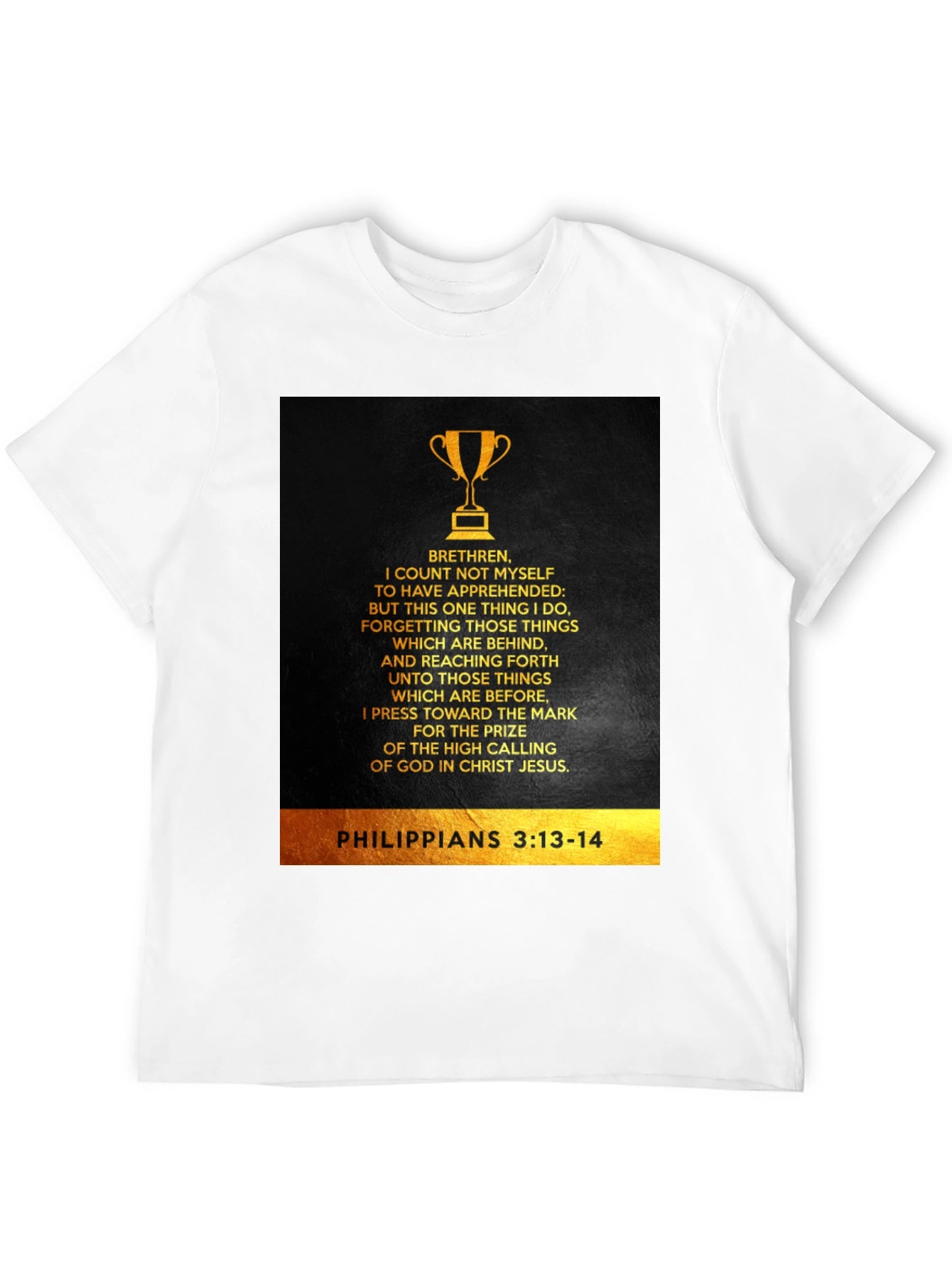 Philippians 3:13-14 Graphic Print Tee