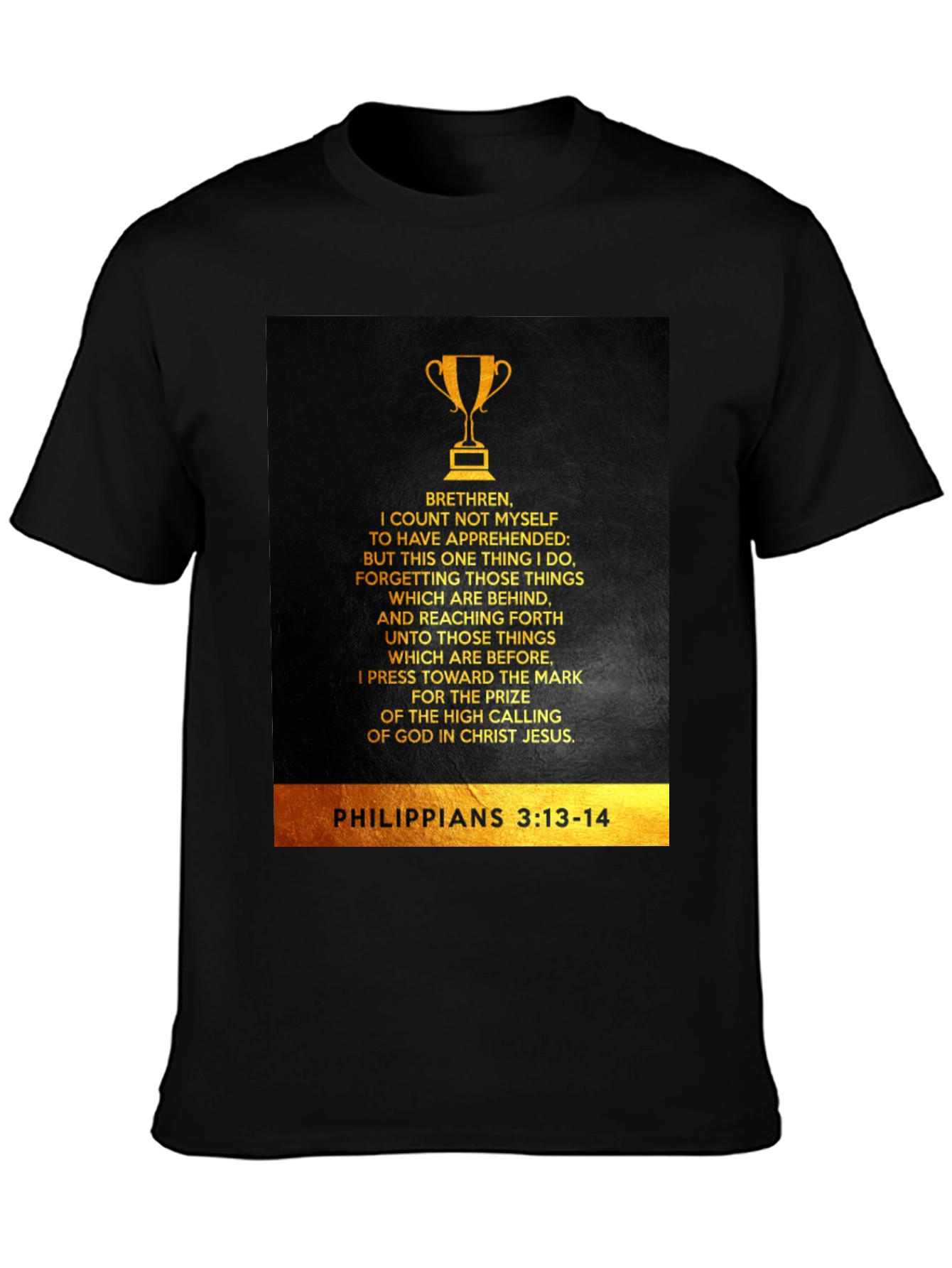 Philippians 3:13-14 Graphic Print Tee