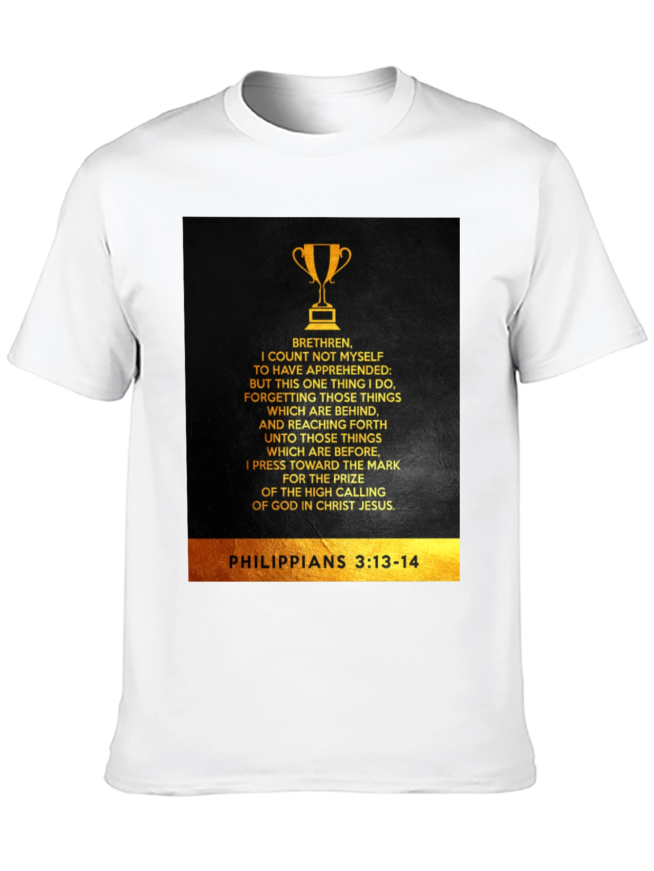 Philippians 3:13-14 Graphic Print Tee