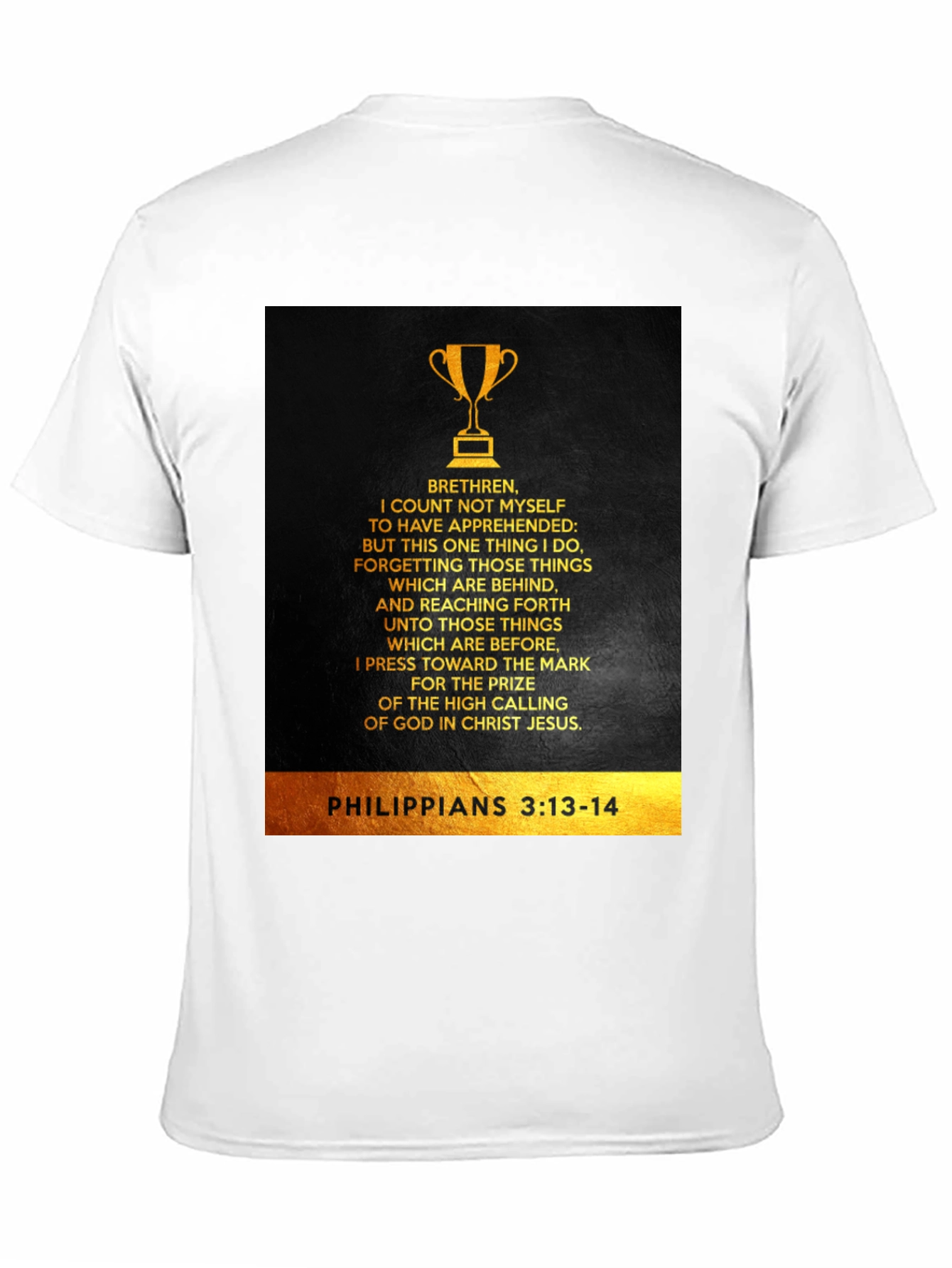 Philippians 3:13-14 Graphic Print Tee