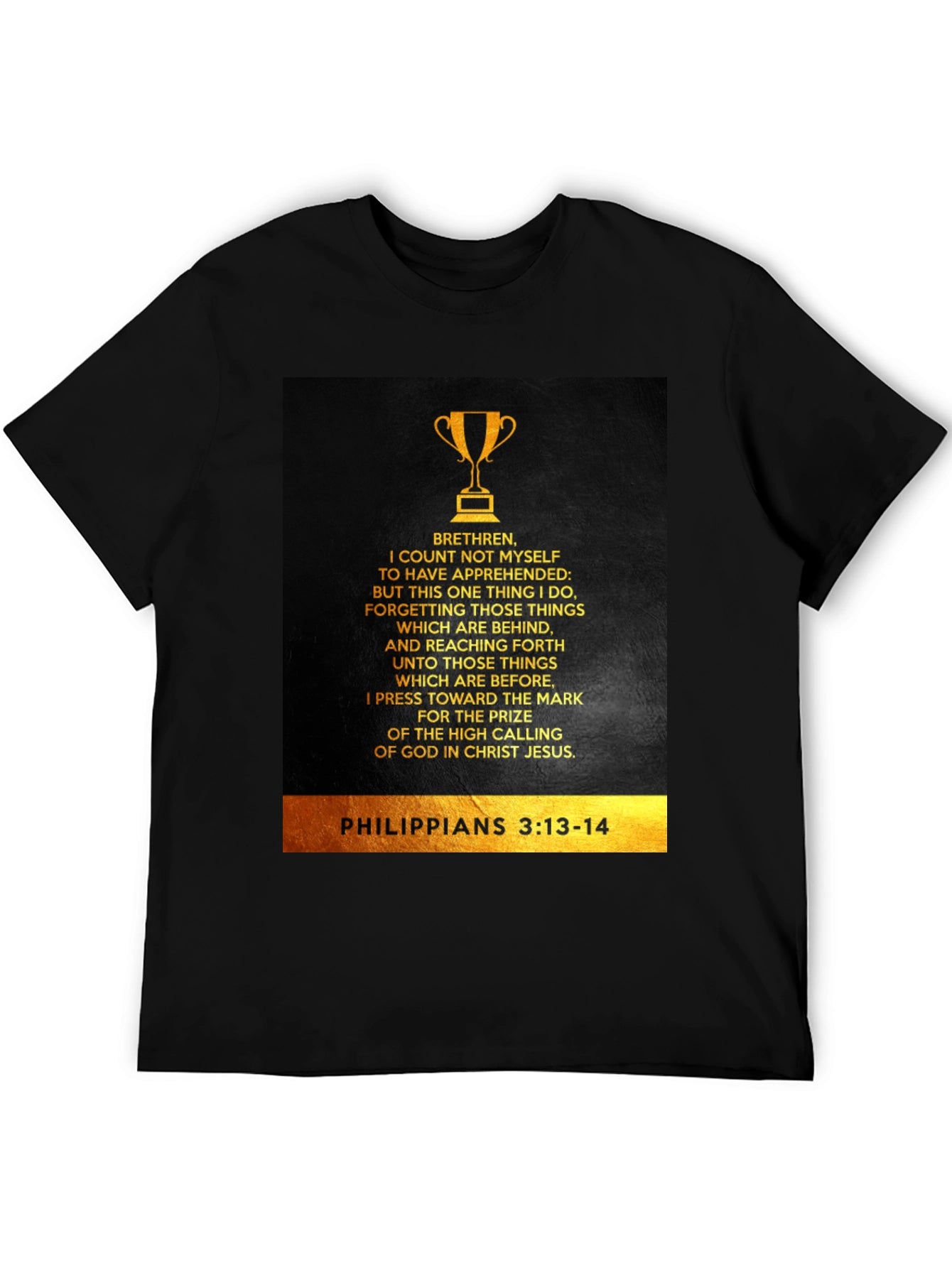 Philippians 3:13-14 Graphic Print Tee