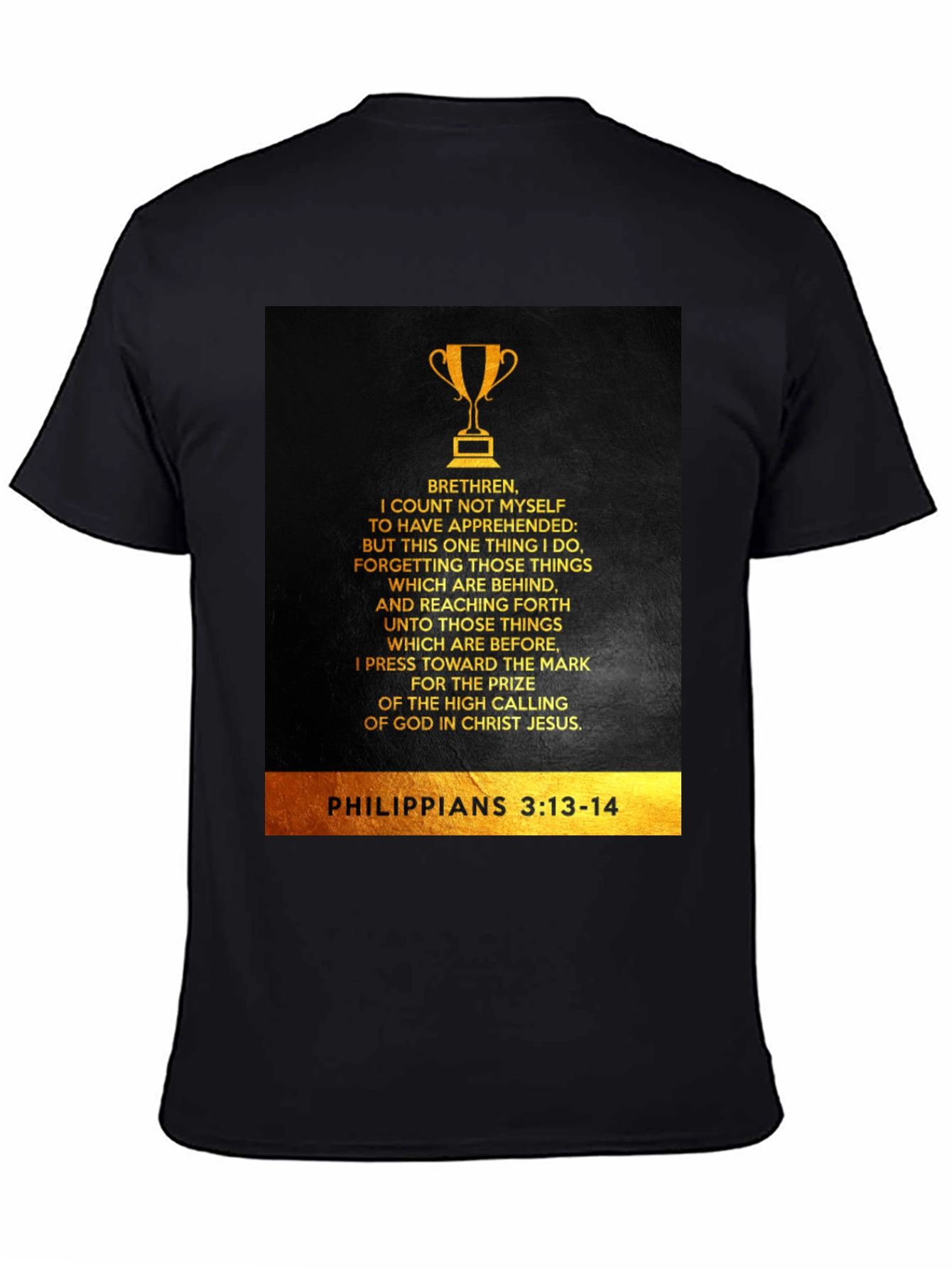 Philippians 3:13-14 Graphic Print Tee