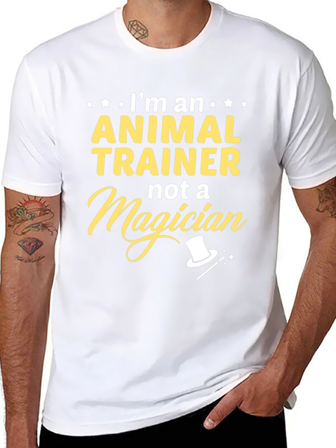 Animal Trainer Graphic Tee - Funny Career T-Shirt