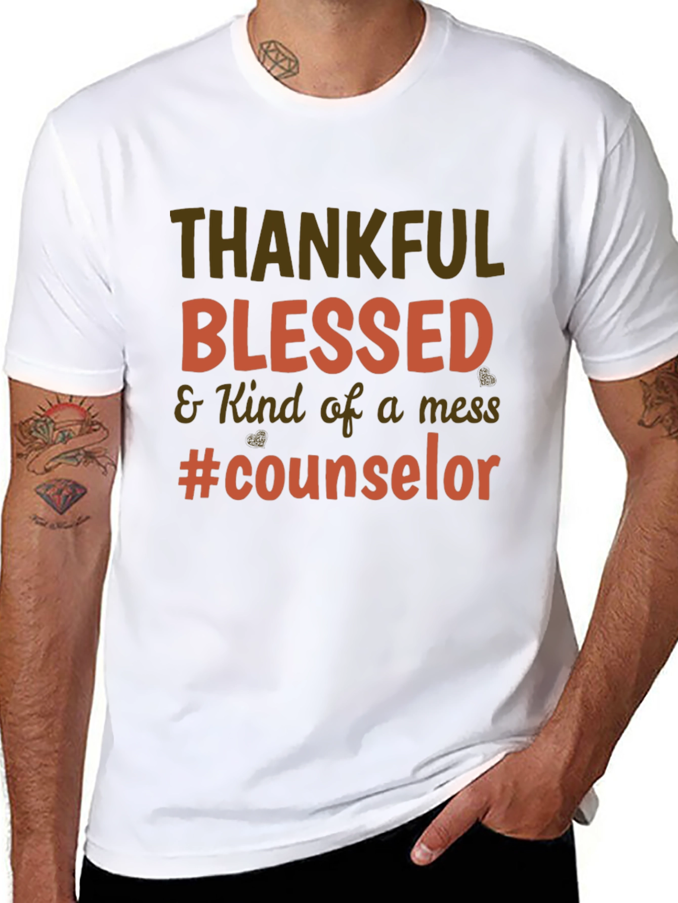Thankful Blessed Counselor T-Shirt