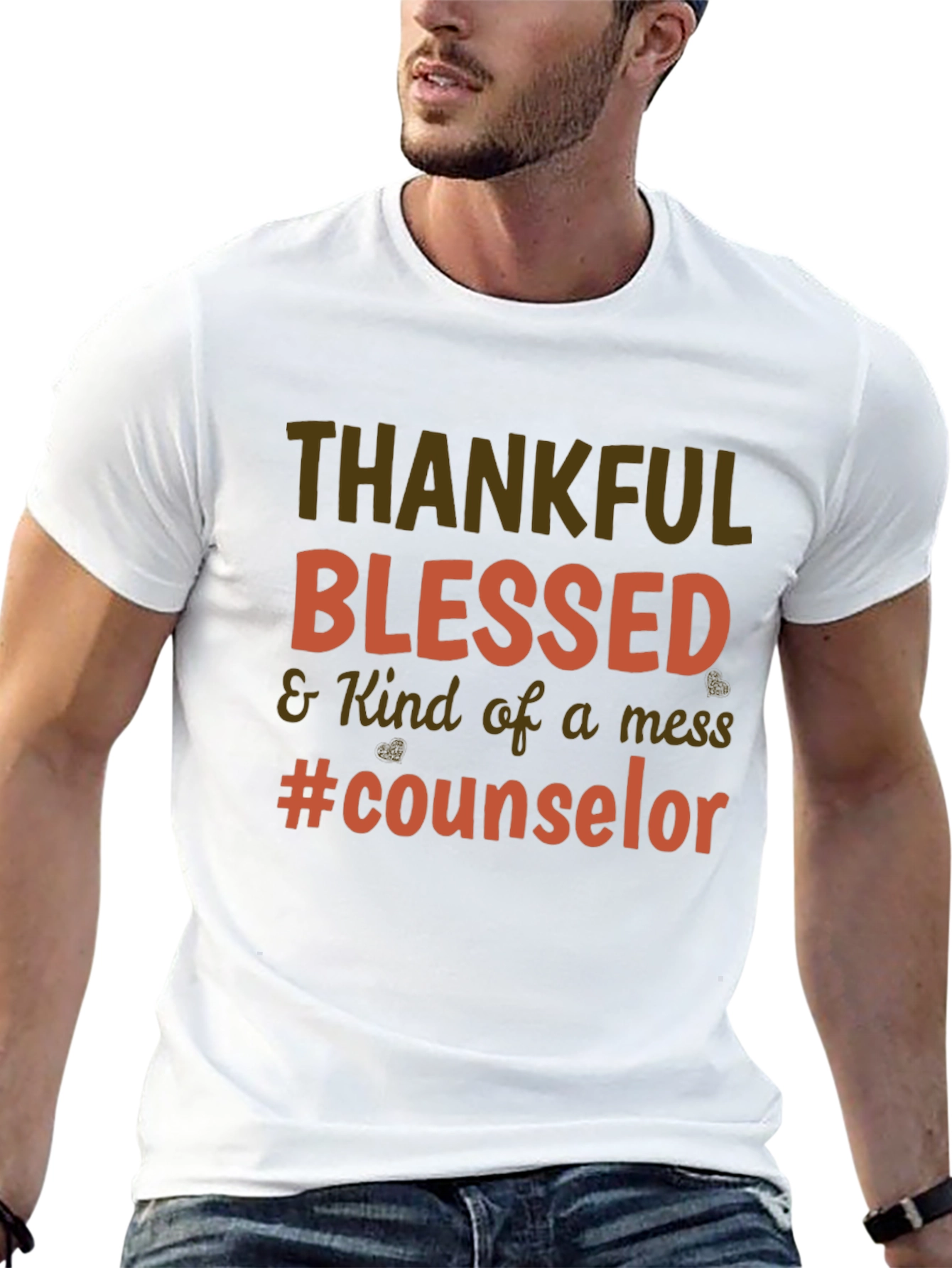Thankful Blessed Counselor T-Shirt