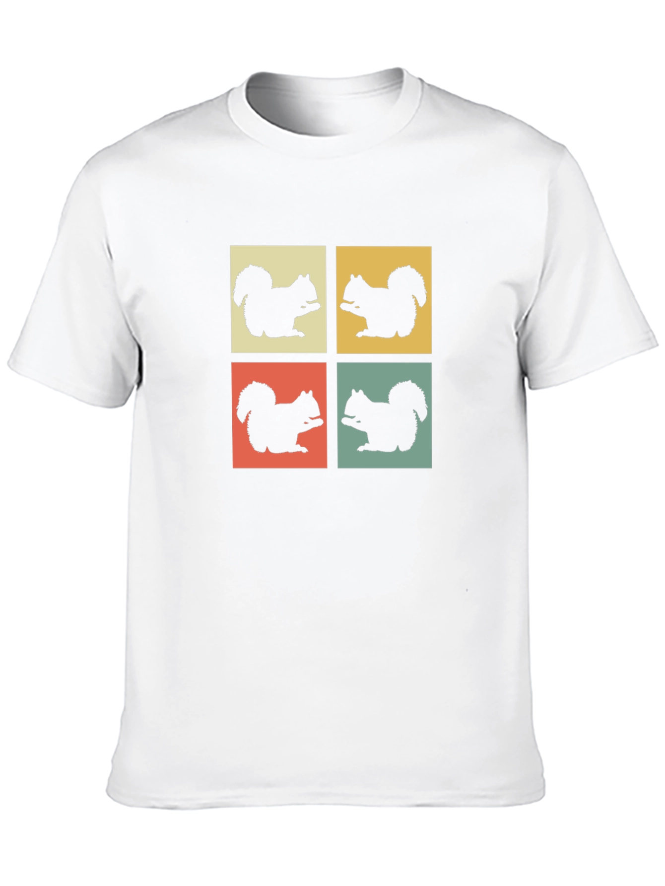 Retro Squirrel Pop Art Graphic Tee
