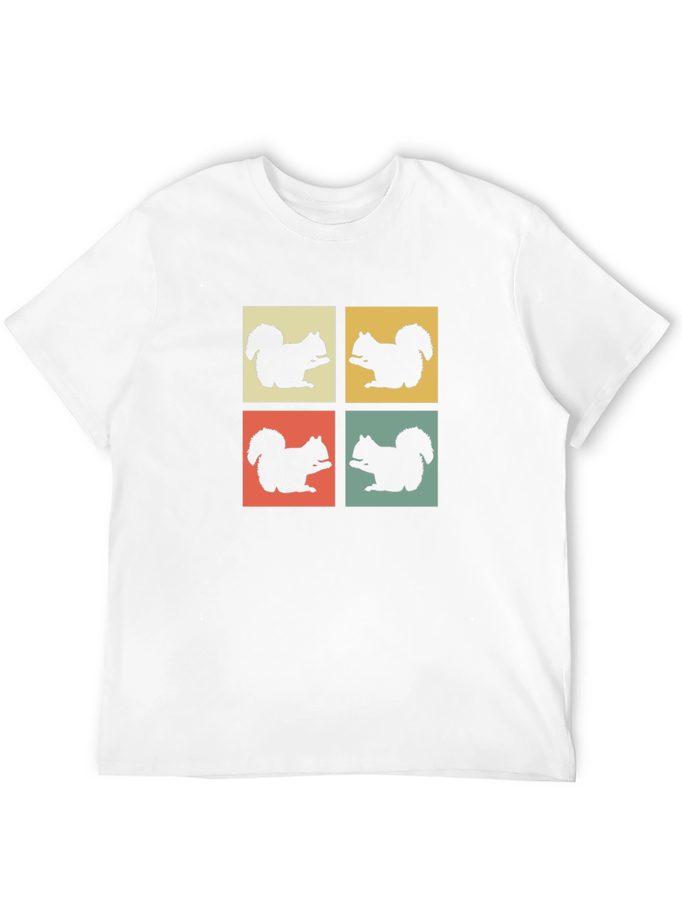 Retro Squirrel Pop Art Graphic Tee