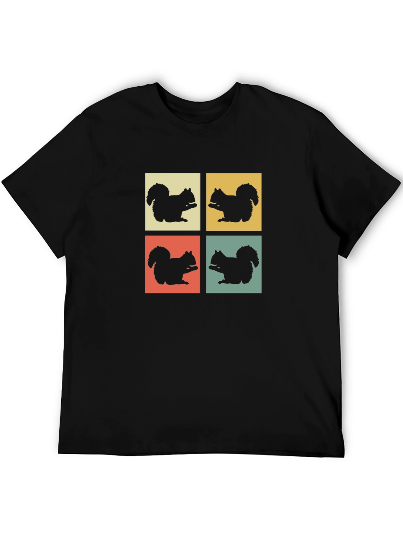Retro Squirrel Pop Art Graphic Tee