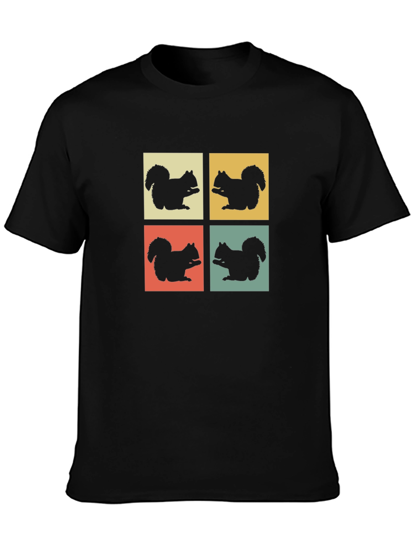 Retro Squirrel Pop Art Graphic Tee