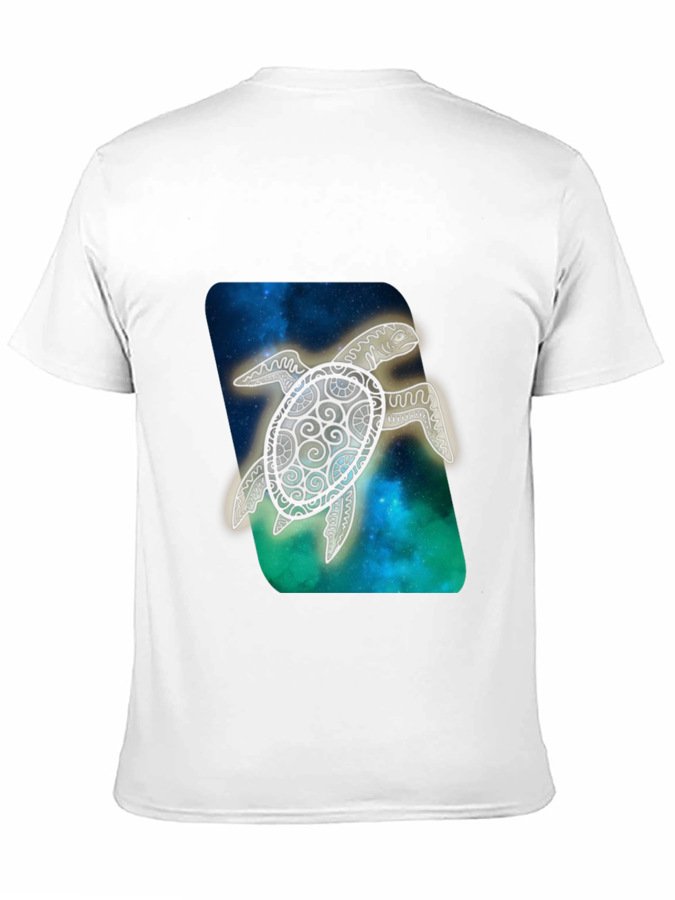 Sea Turtle Graphic Print Black T-Shirt