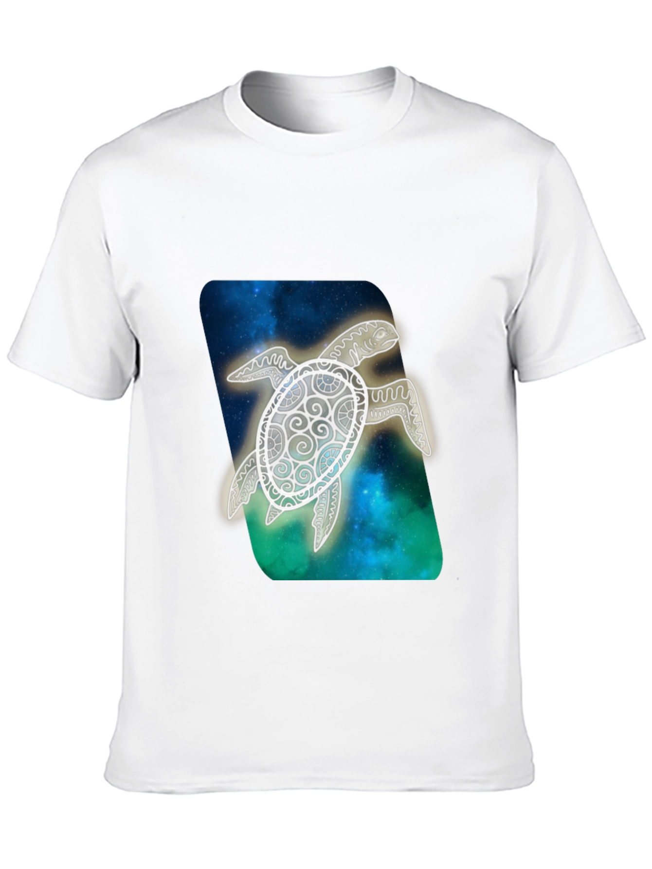 Sea Turtle Graphic Print Black T-Shirt