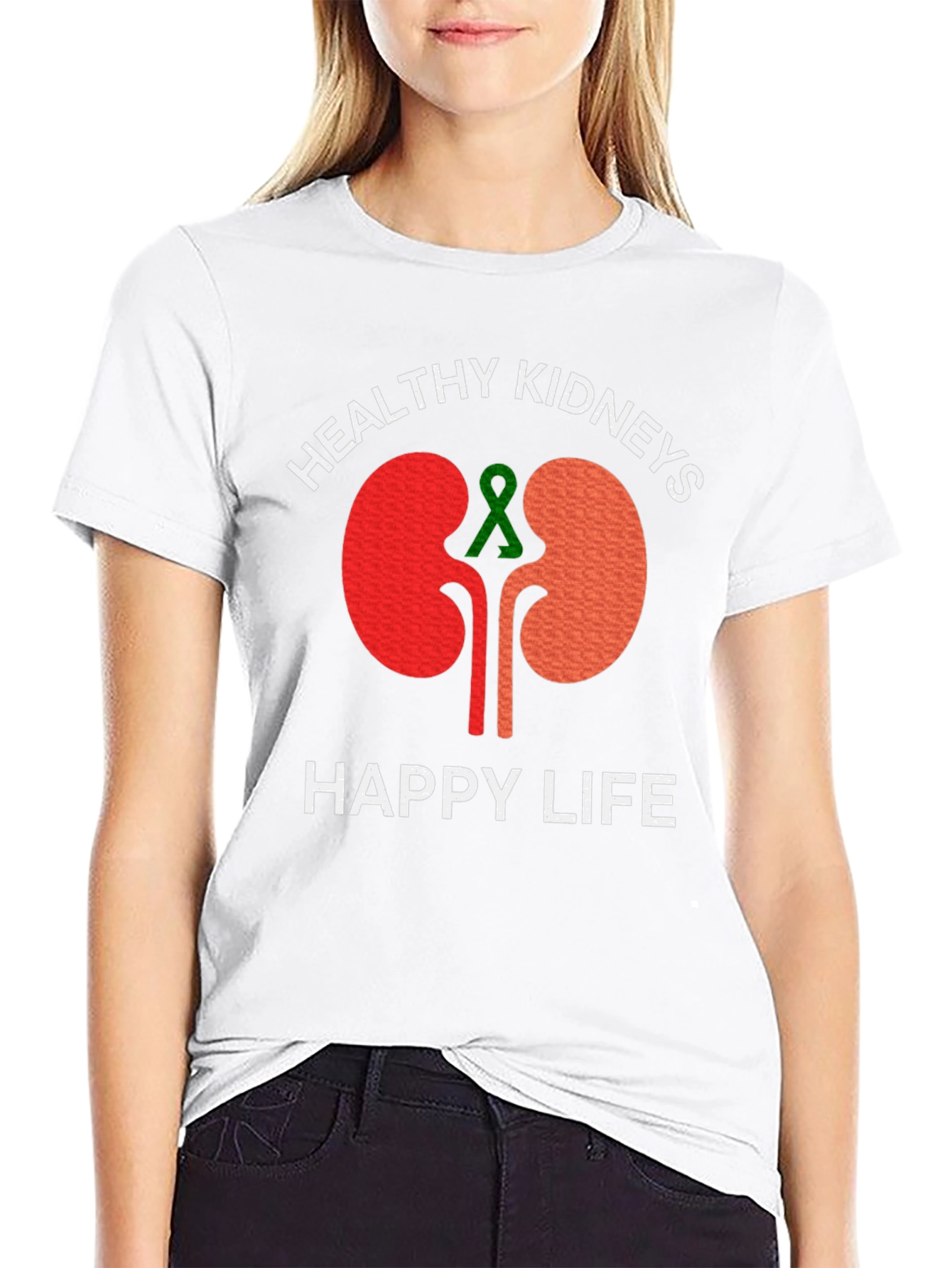 Healthy Kidneys Happy Life T-Shirt