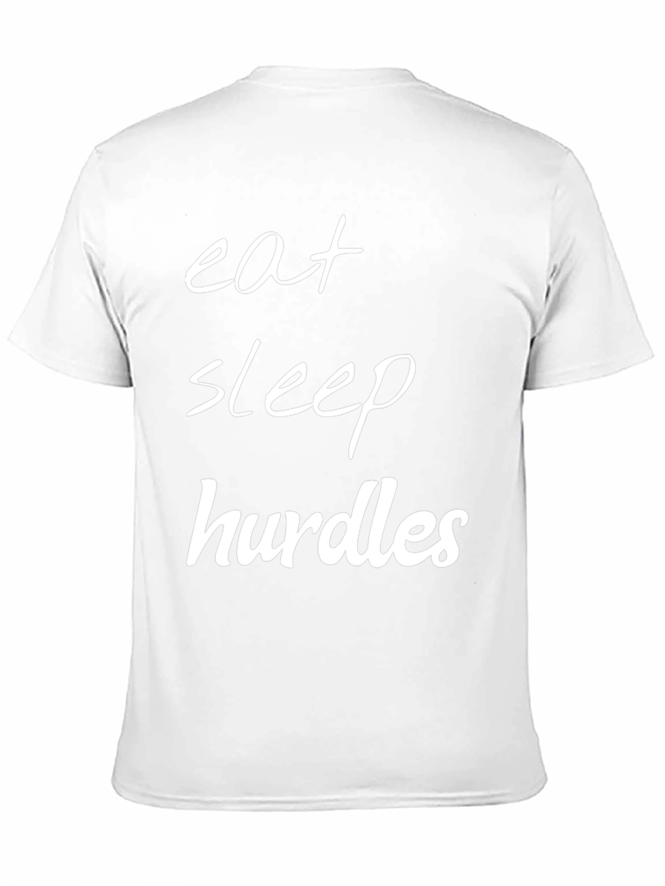 Eat Sleep Hurdles Black T-Shirt