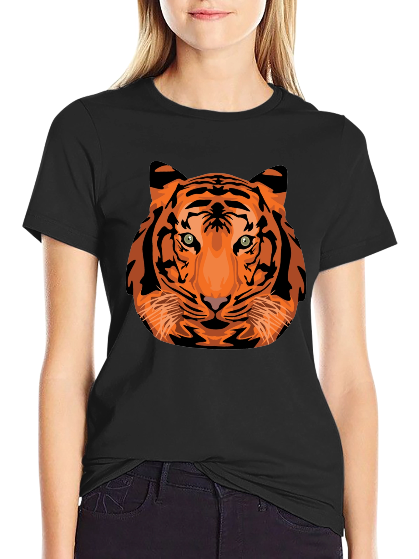 Tiger Graphic Tee - Bold Animal Print