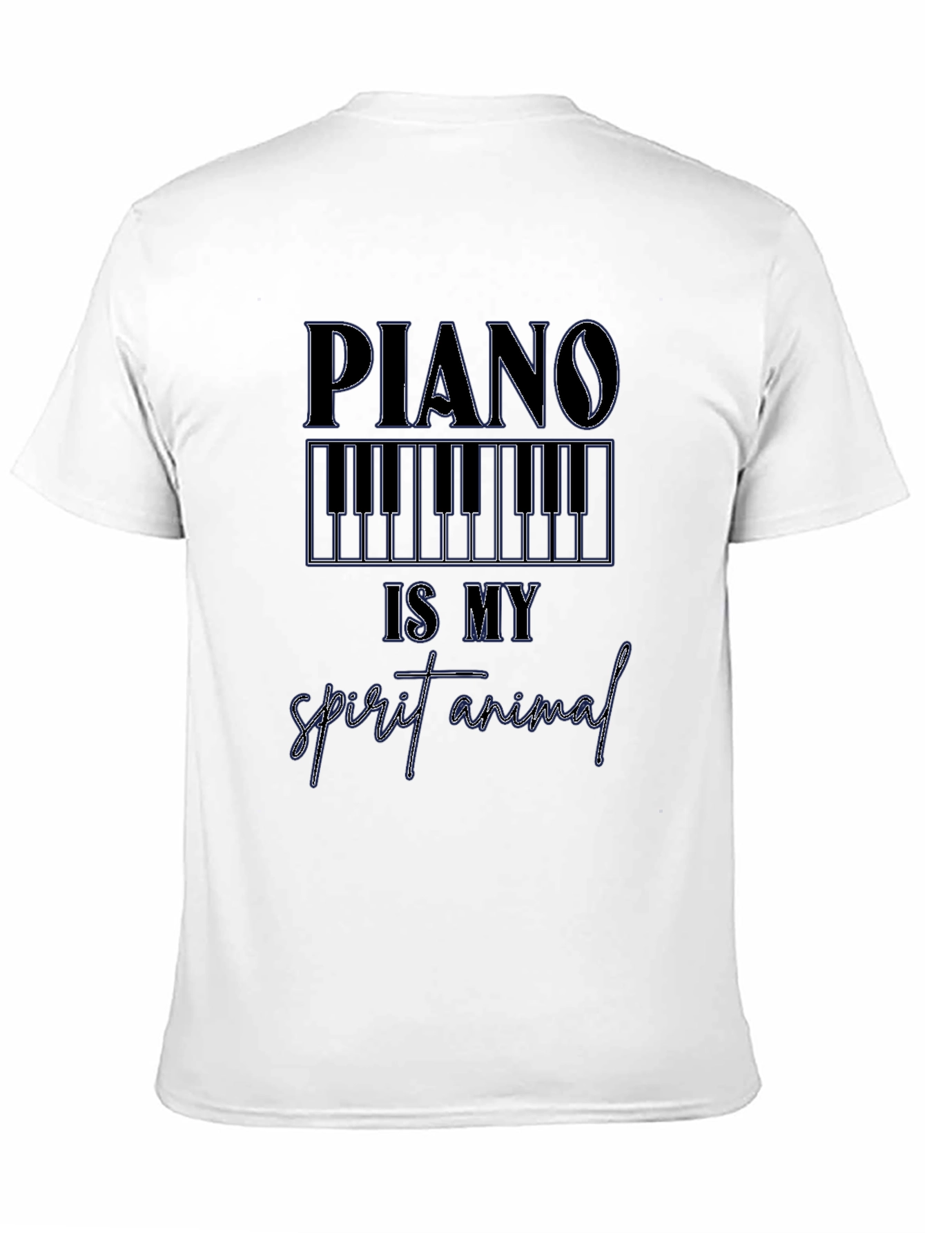 Piano is My Spirit Animal Graphic T-Shirt