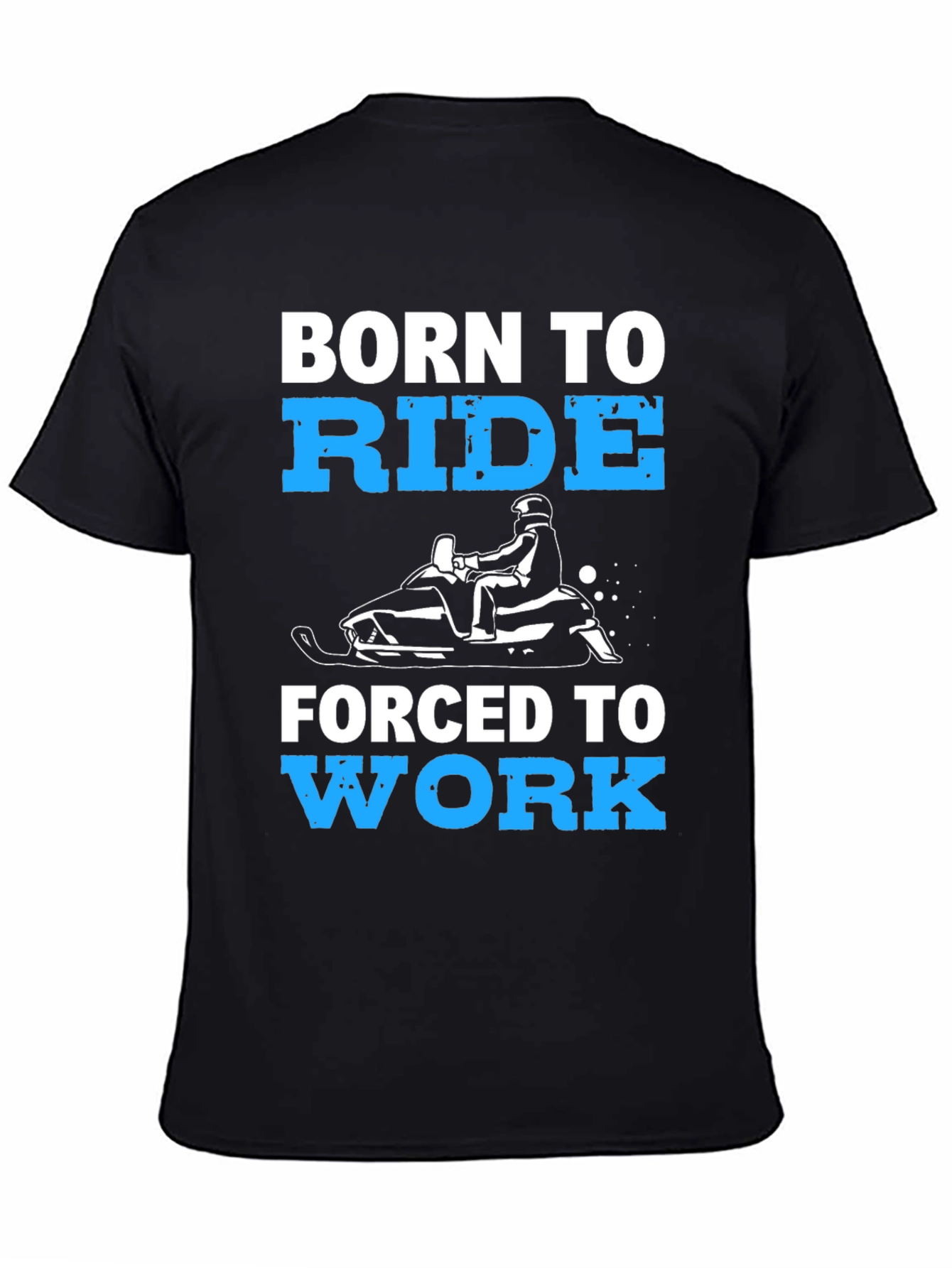 Born to Ride - Snowmobile Graphic T-Shirt