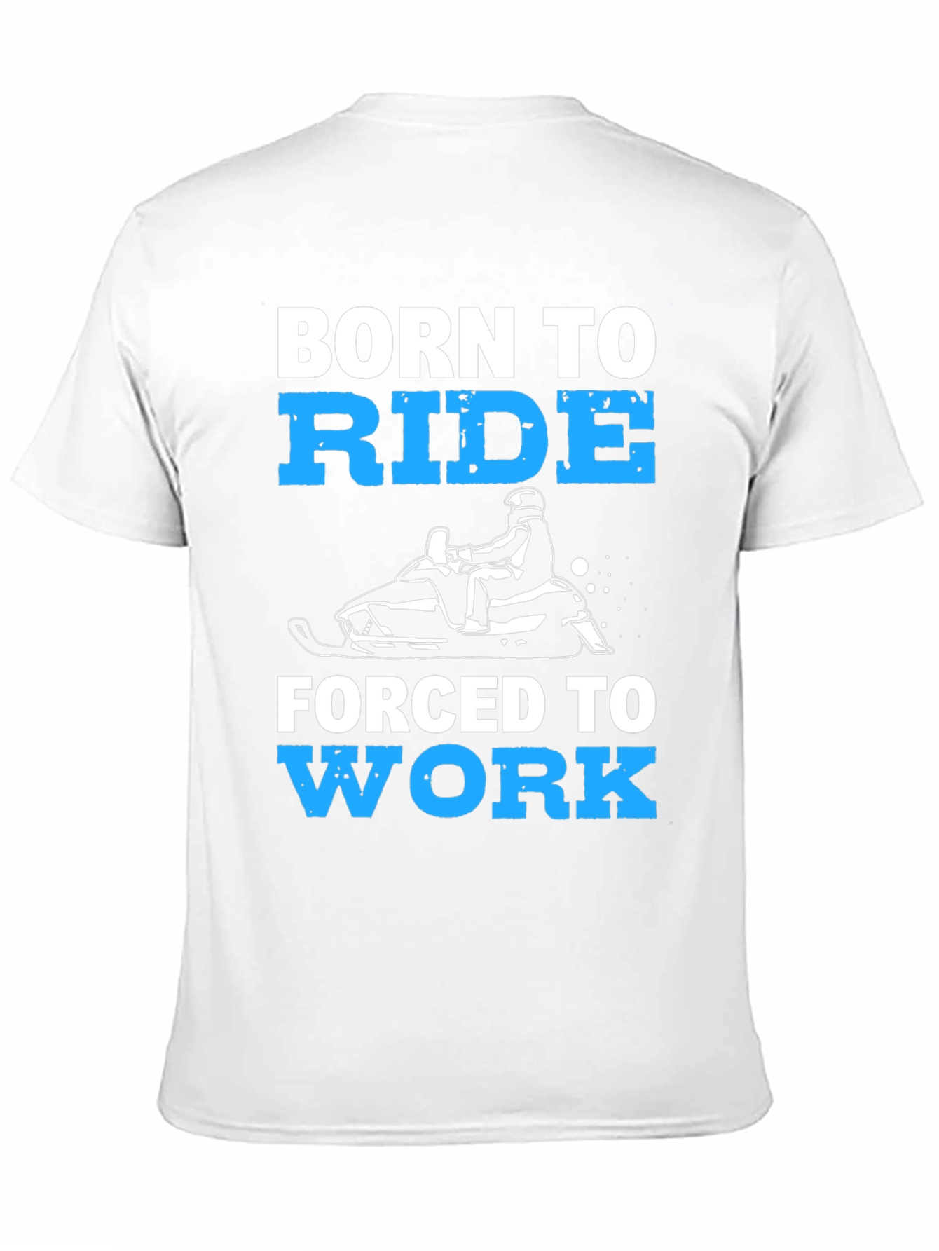 Born to Ride - Snowmobile Graphic T-Shirt
