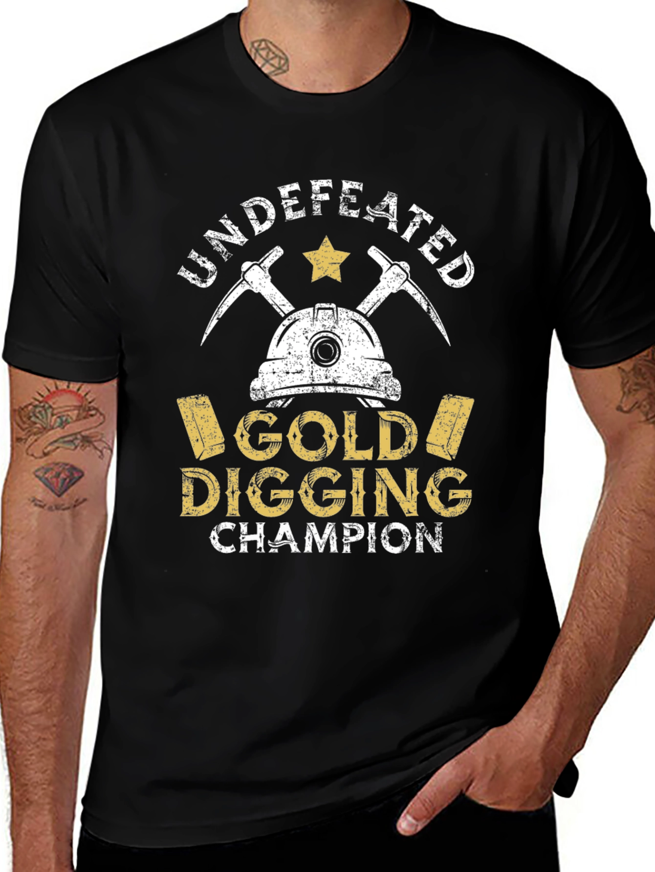 Undefeated Gold Digging Champion T-Shirt