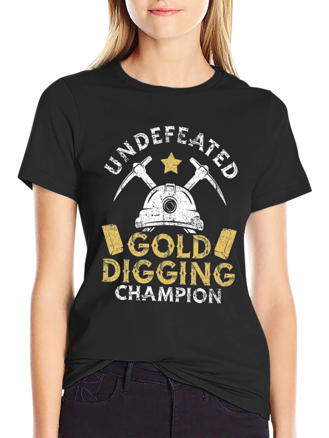 Undefeated Gold Digging Champion T-Shirt