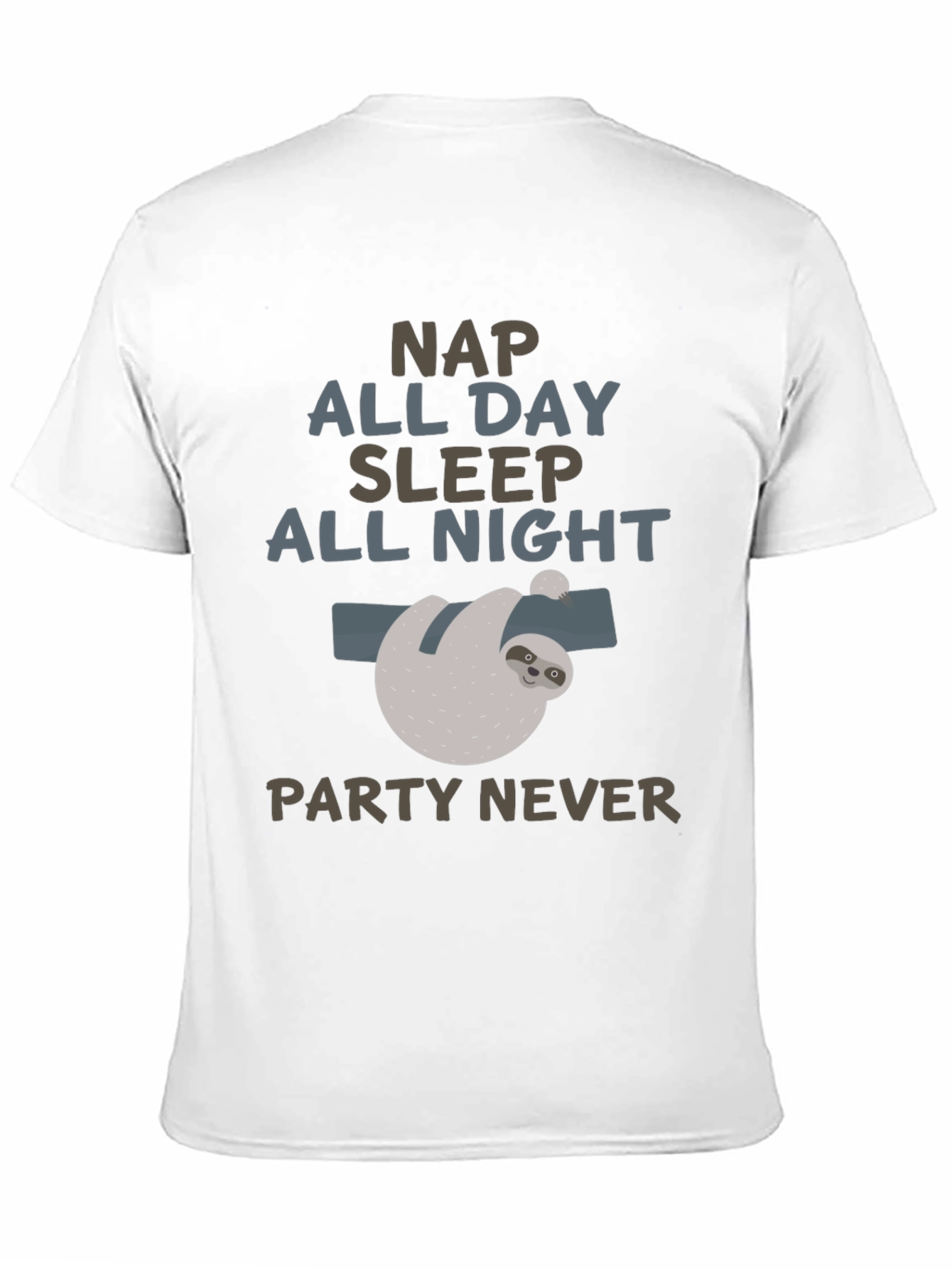 Funny Sloth Nap All Day T-Shirt