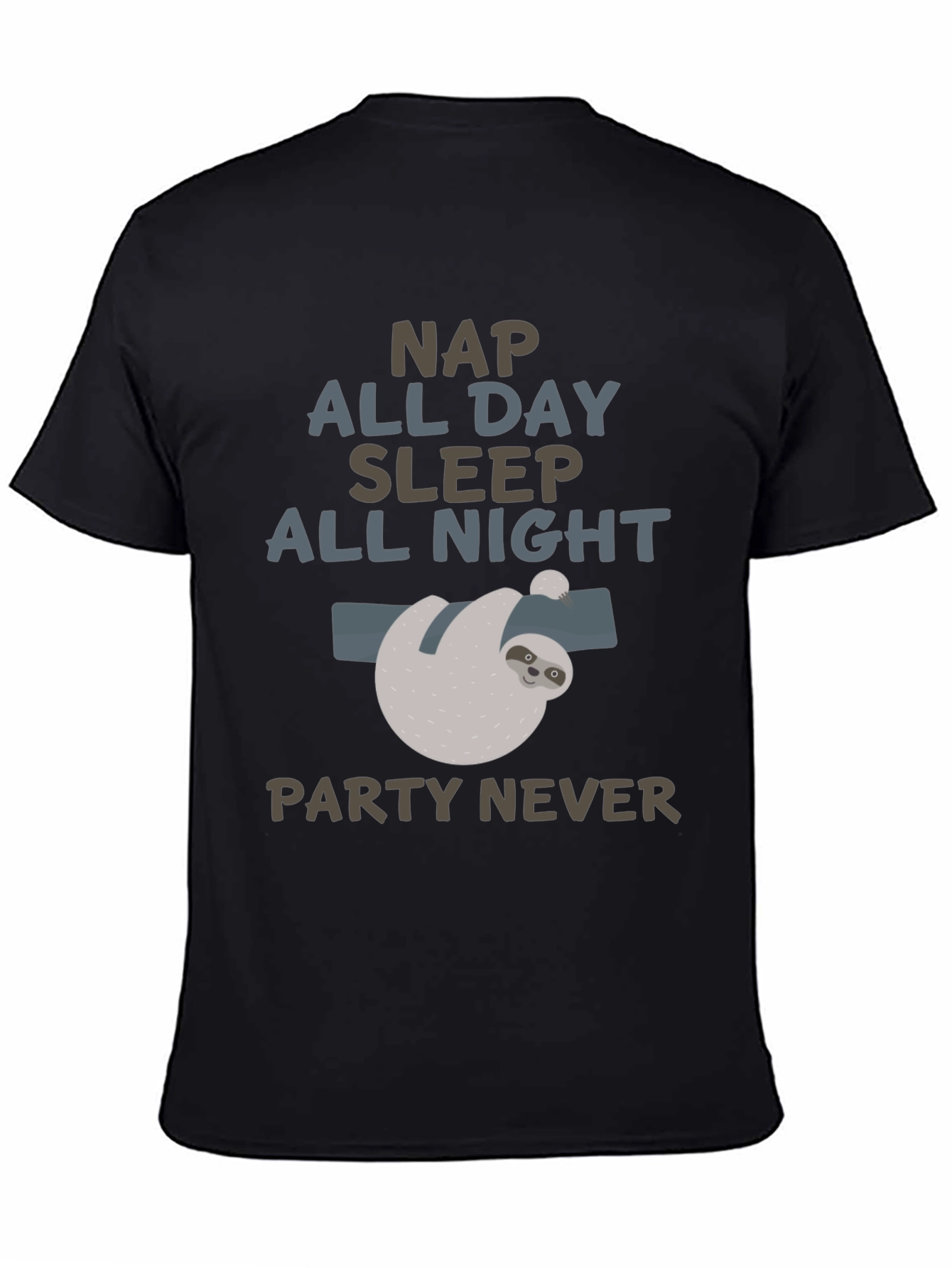 Funny Sloth Nap All Day T-Shirt