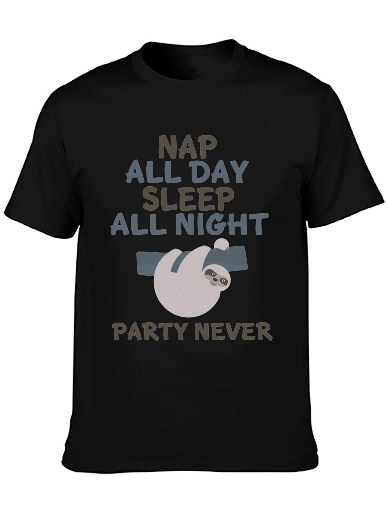 Funny Sloth Nap All Day T-Shirt