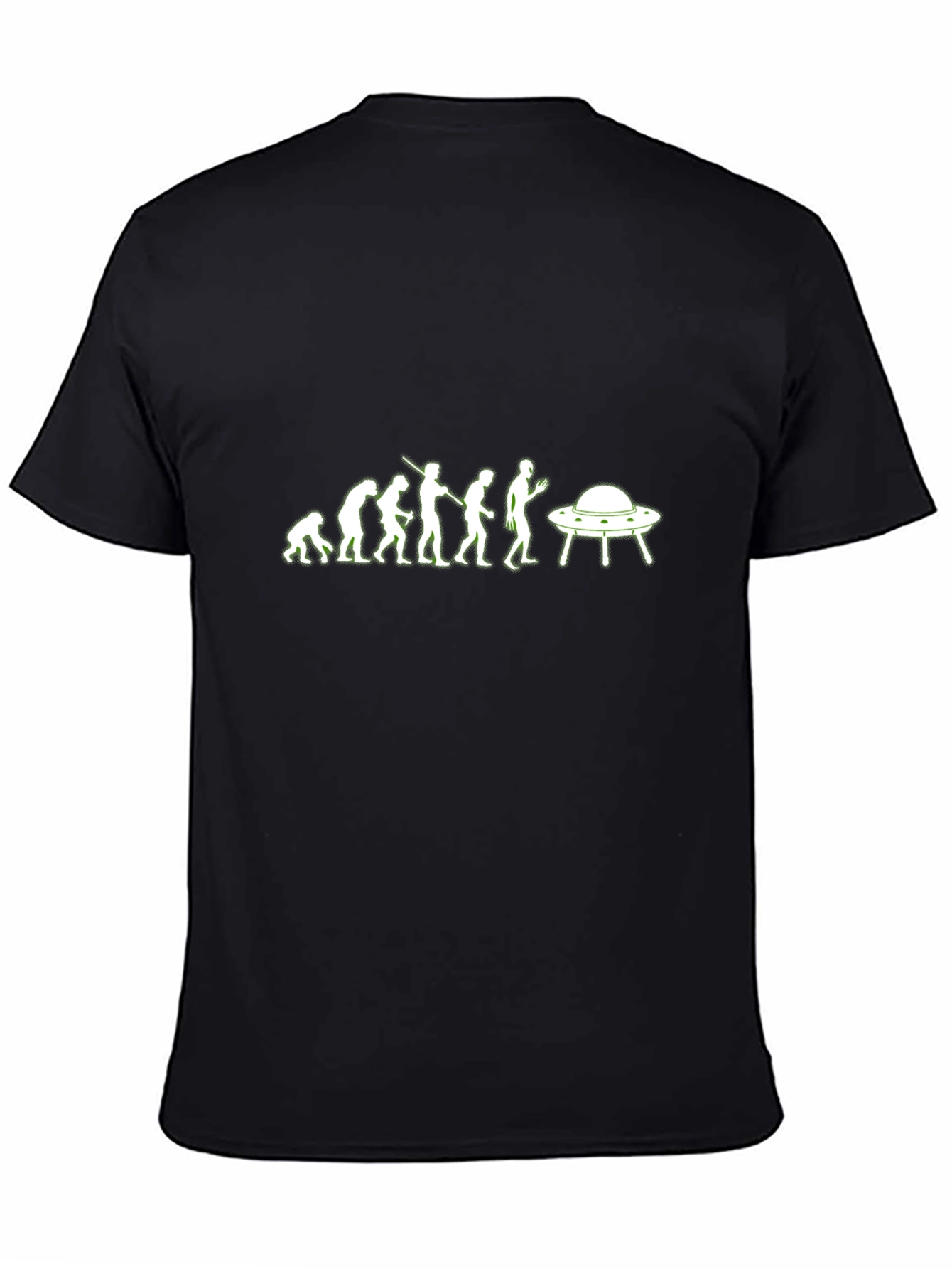 Evolution to UFO Black T-Shirt