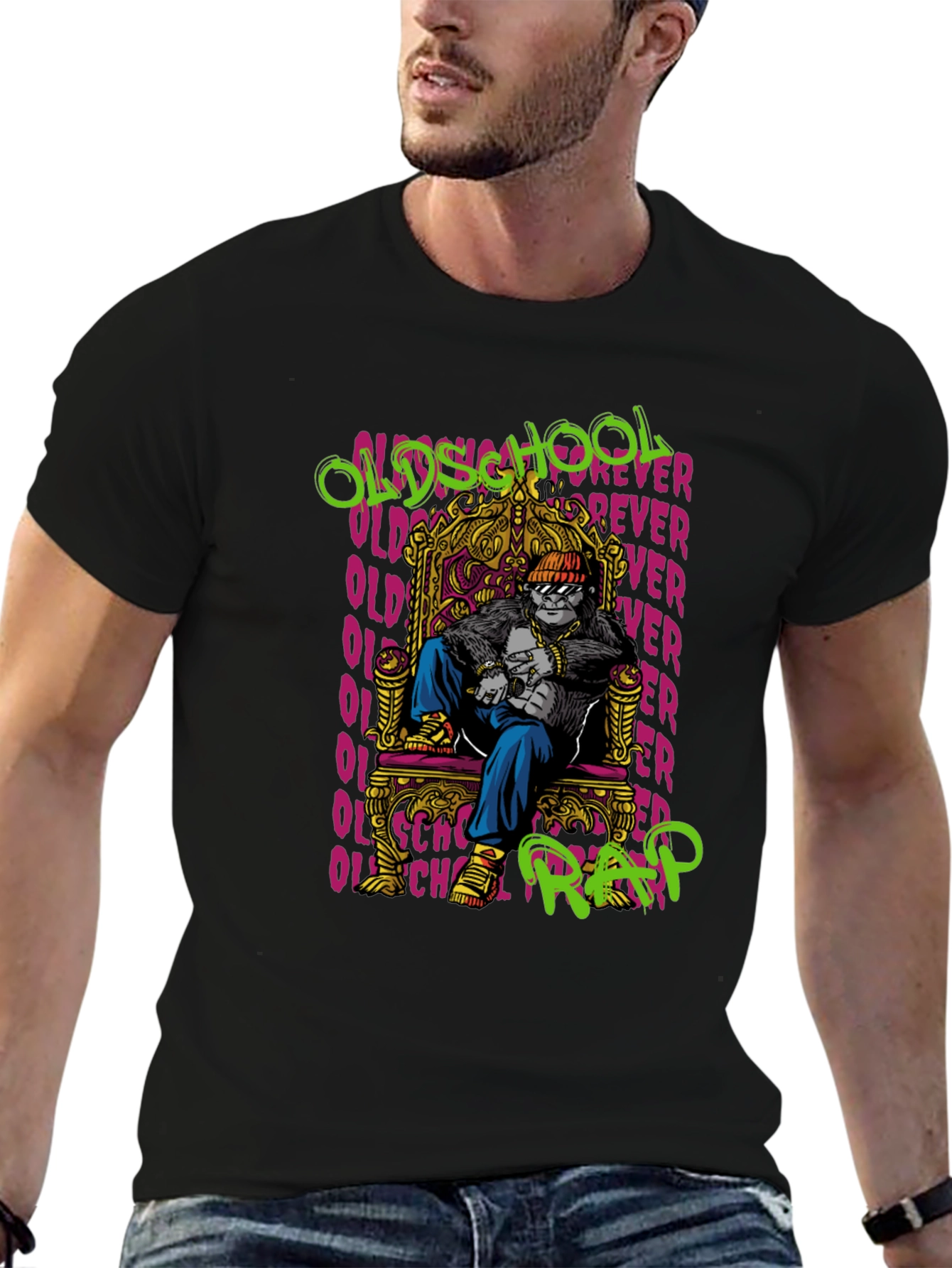 Old School Rap Gorilla T-Shirt