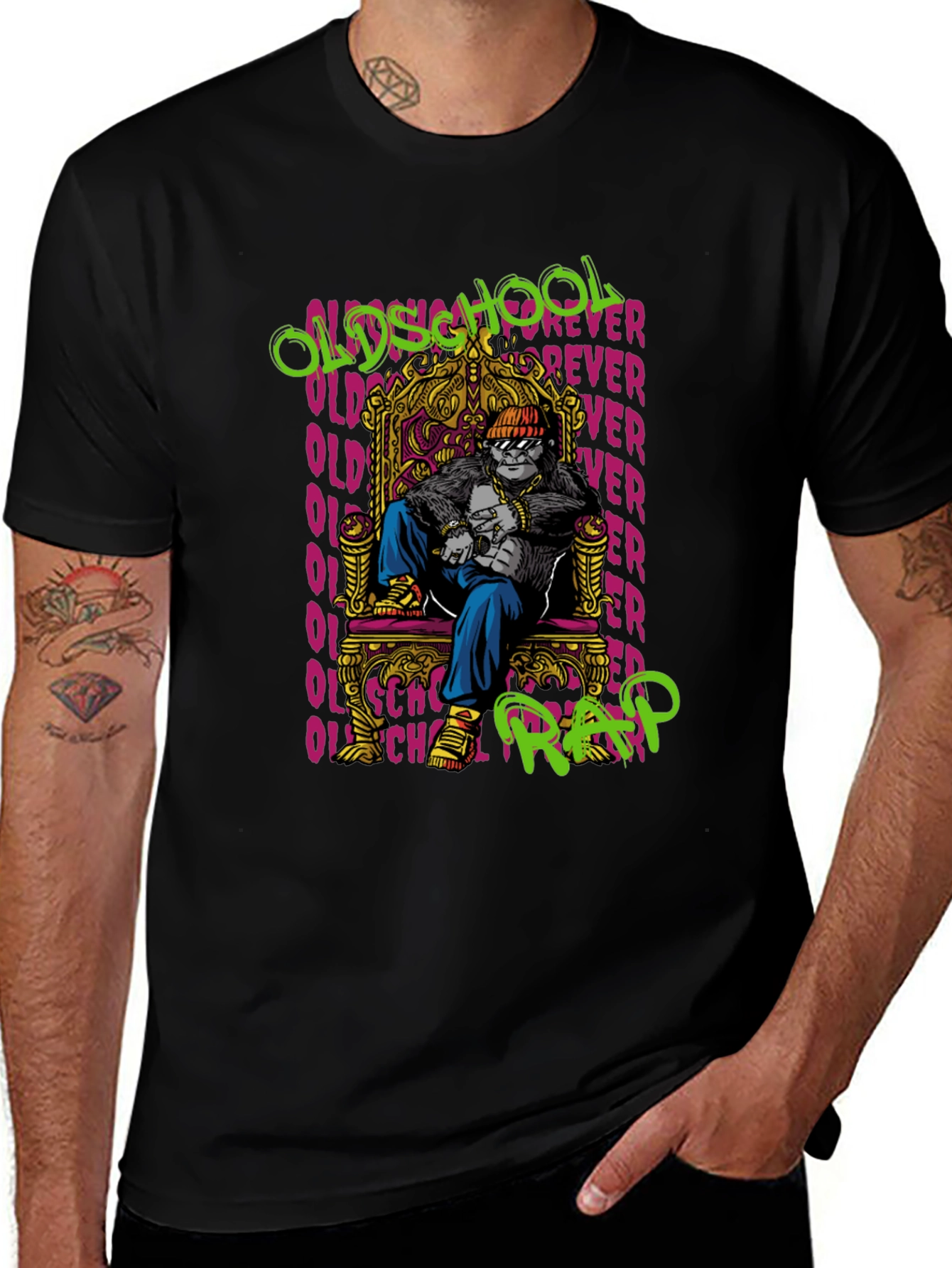 Old School Rap Gorilla T-Shirt