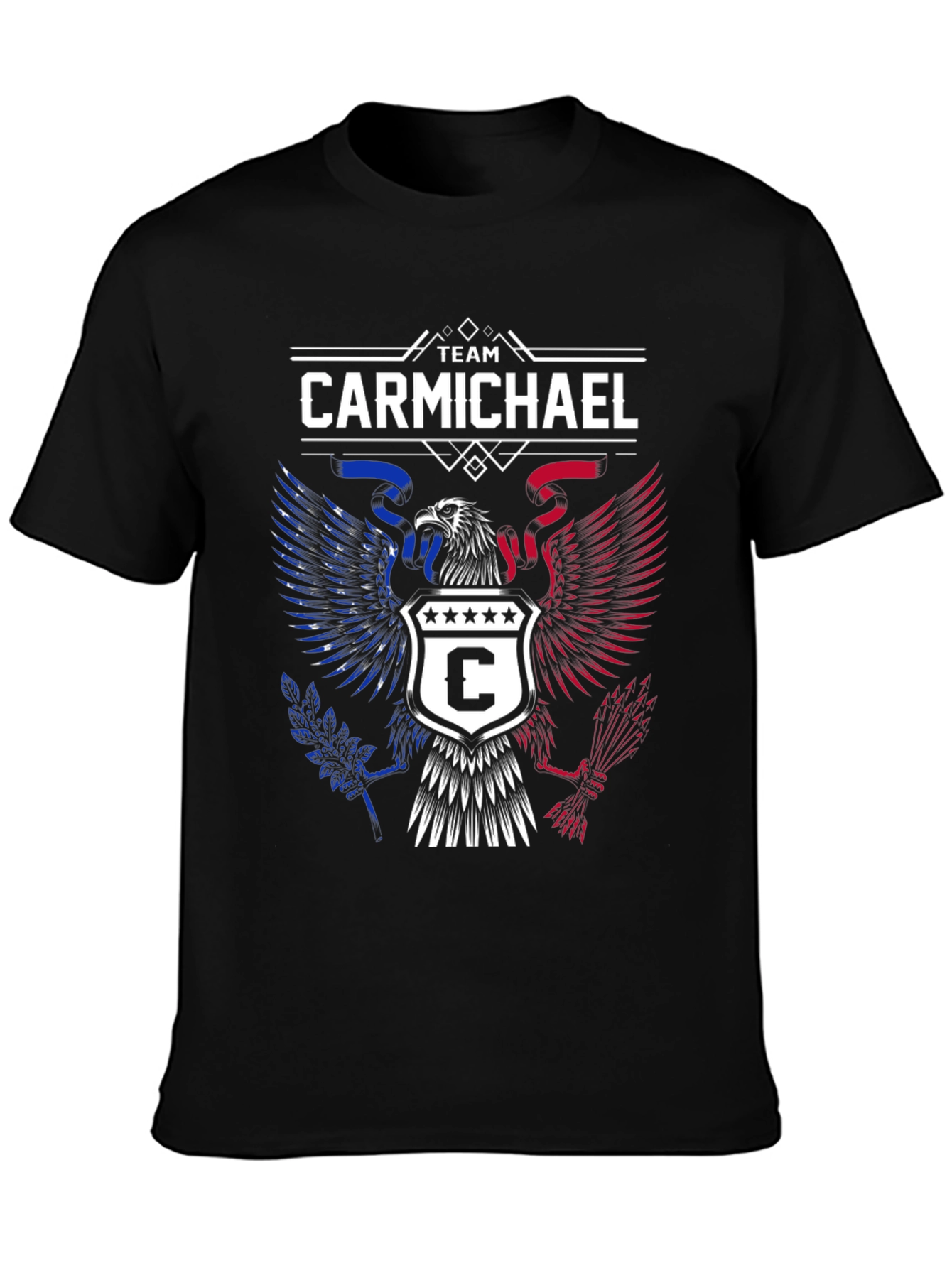 Team Carmichael Patriotic Eagle T-Shirt