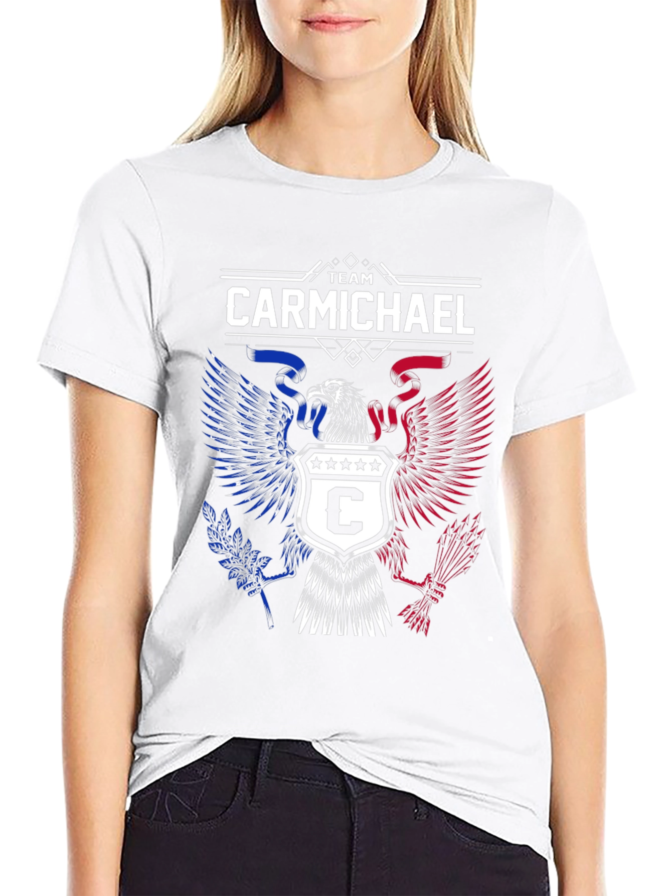 Team Carmichael Patriotic Eagle T-Shirt