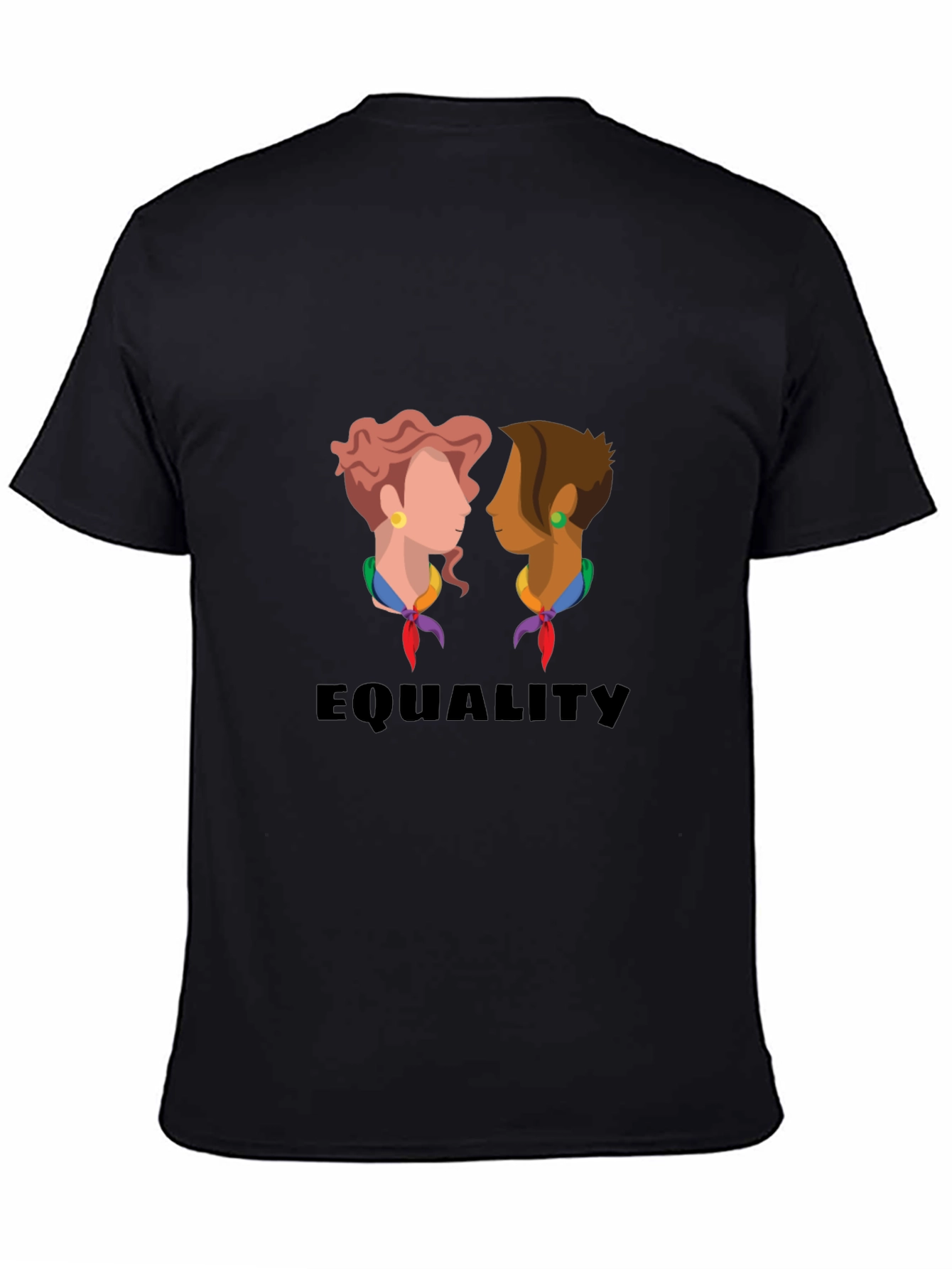 Equality Graphic Tee - Black Unisex T-Shirt