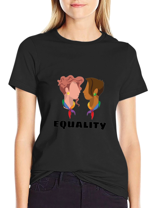 Equality Graphic Tee - Black Unisex T-Shirt