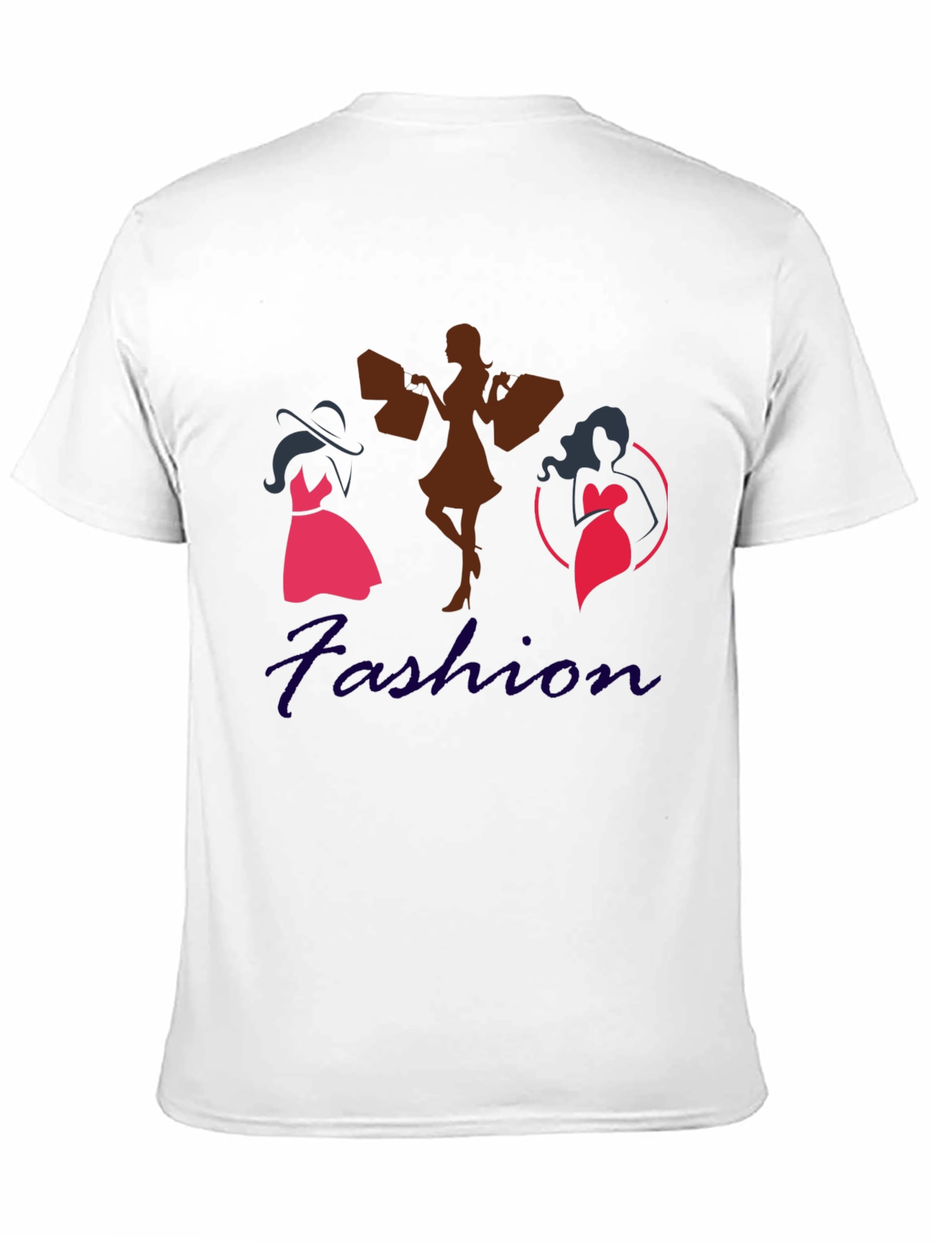Fashion Illustration Black T-Shirt