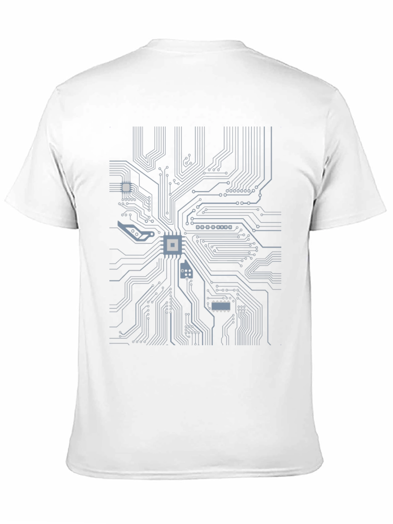 Circuit Board Graphic Tee - Tech Style T-Shirt