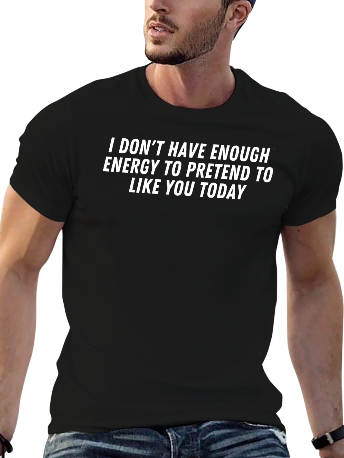 Funny Sarcastic T-Shirt - Low Energy Humor Tee