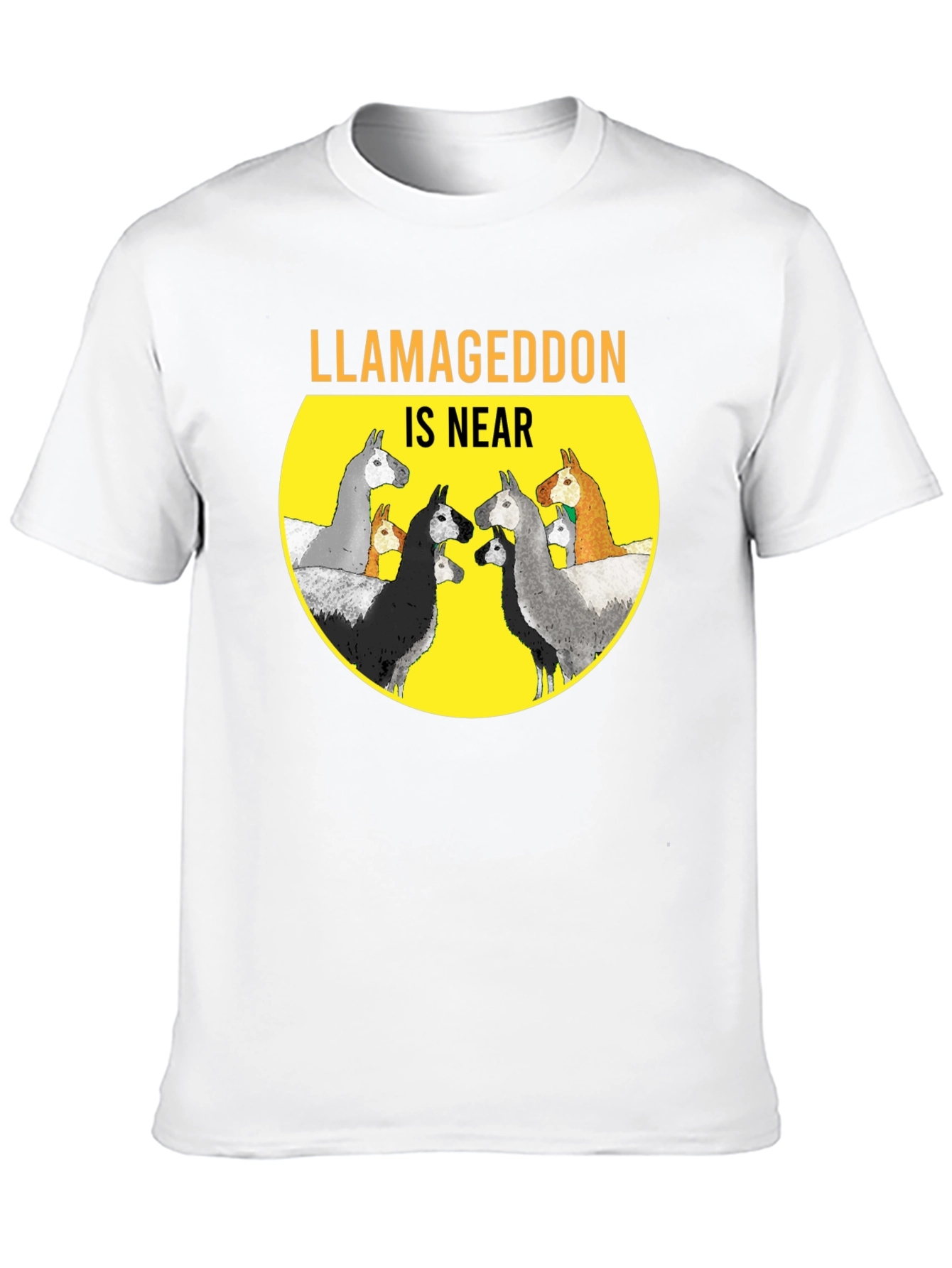 Llamageddon is Near Graphic T-Shirt