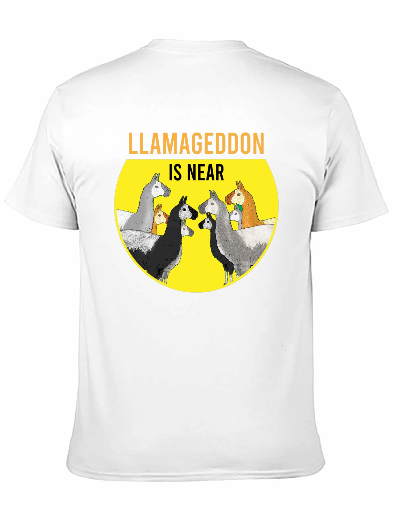 Llamageddon is Near Graphic T-Shirt