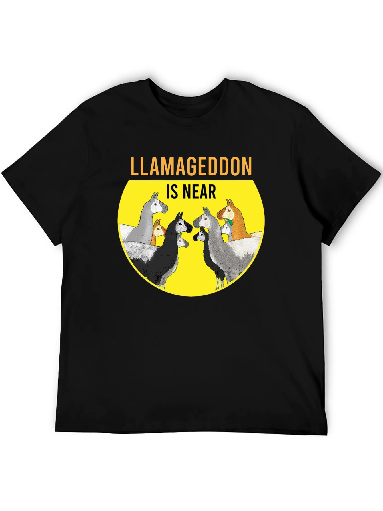 Llamageddon is Near Graphic T-Shirt