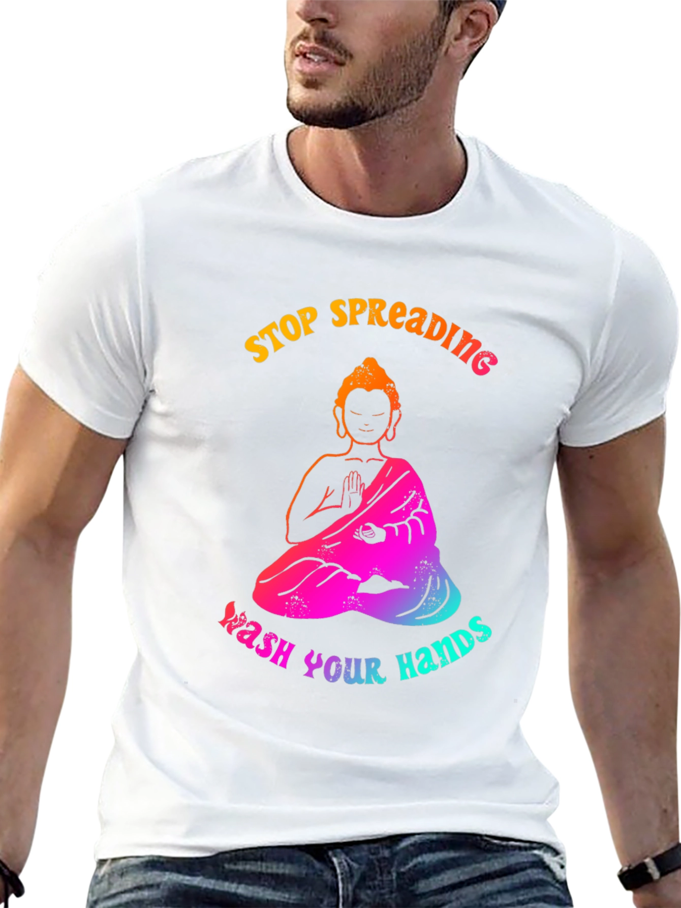 Stop Spreading Wash Your Hands Graphic Tee
