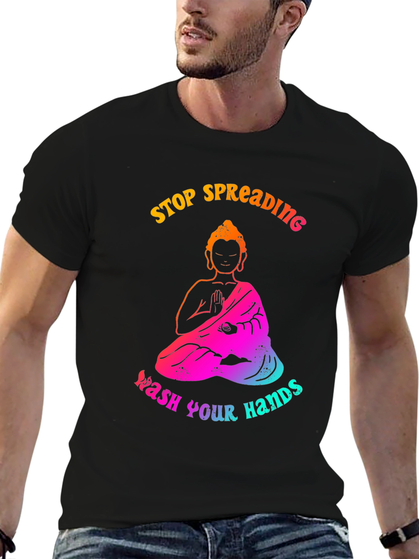 Stop Spreading Wash Your Hands Graphic Tee