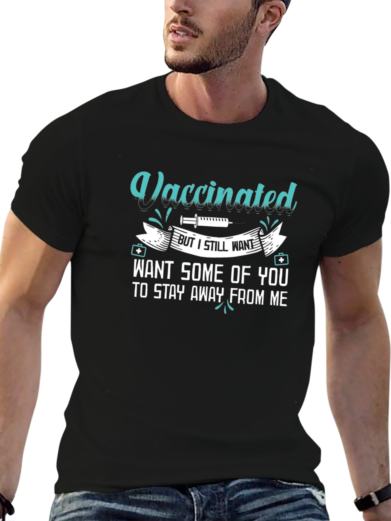 Vaccinated Sarcastic Graphic Tee