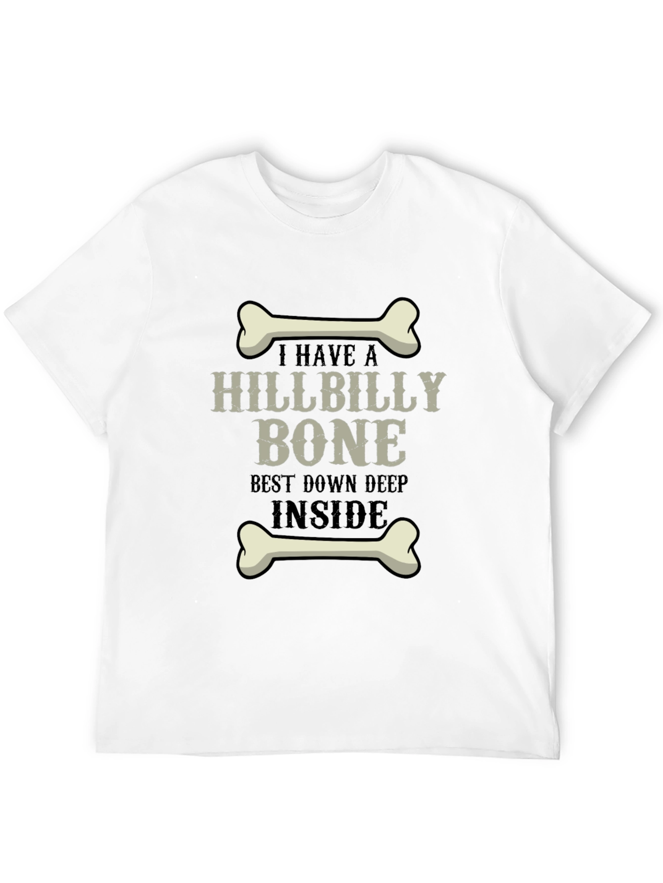 Hillbilly Bone Graphic Tee - Humor T-Shirt
