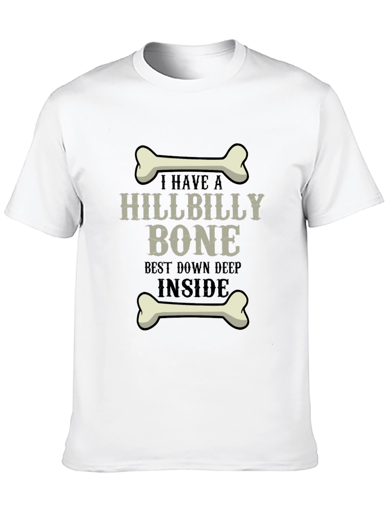 Hillbilly Bone Graphic Tee - Humor T-Shirt