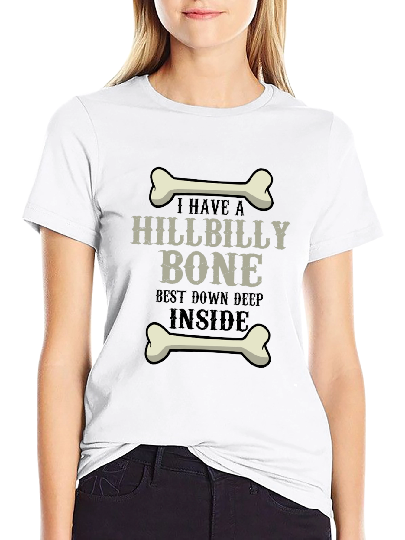 Hillbilly Bone Graphic Tee - Humor T-Shirt