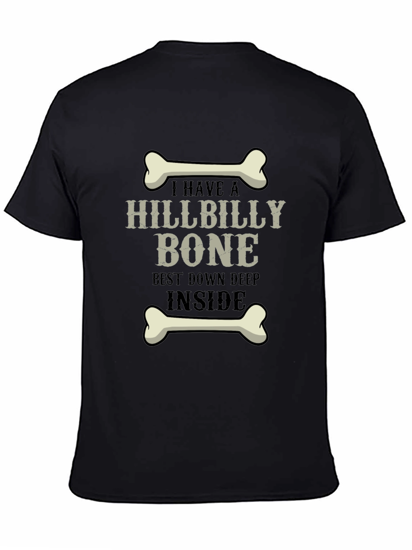 Hillbilly Bone Graphic Tee - Humor T-Shirt