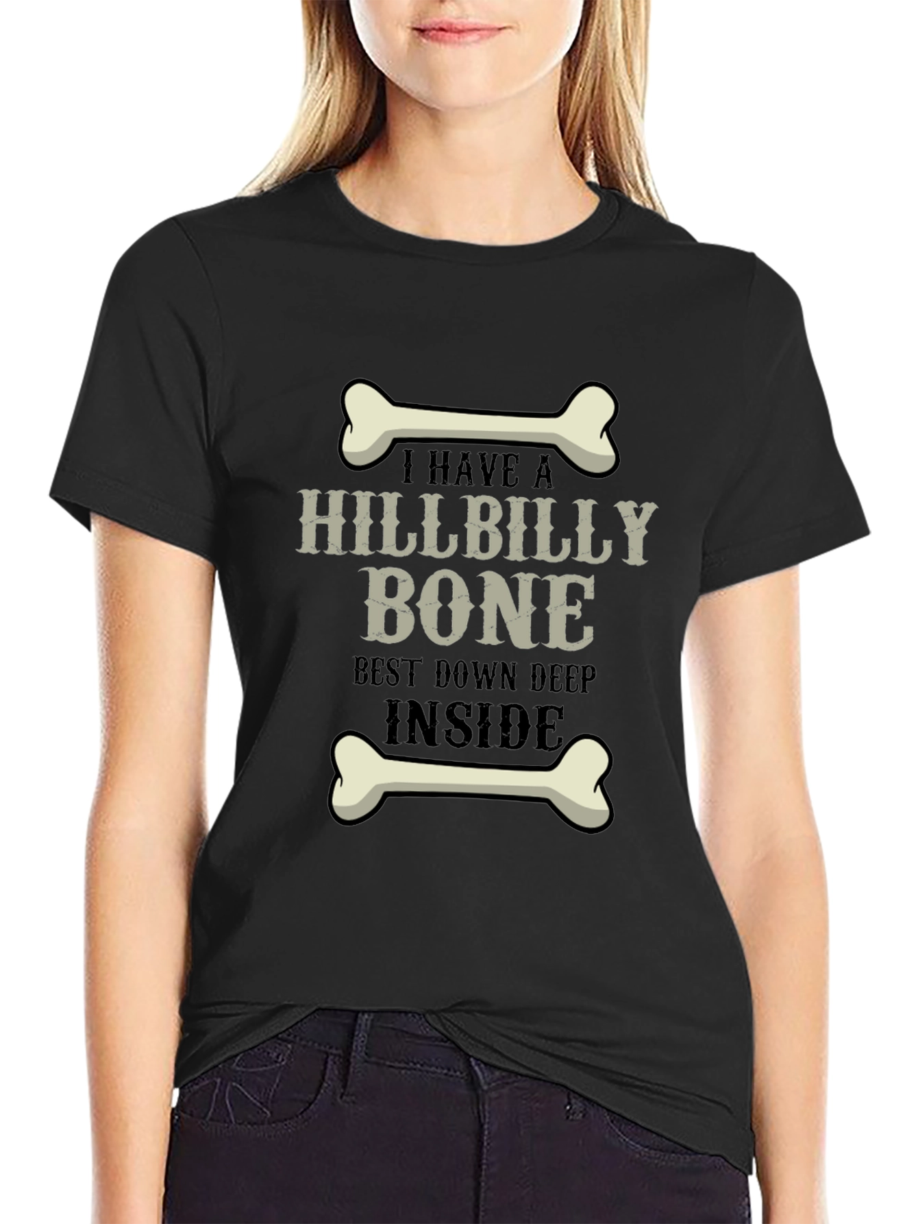 Hillbilly Bone Graphic Tee - Humor T-Shirt