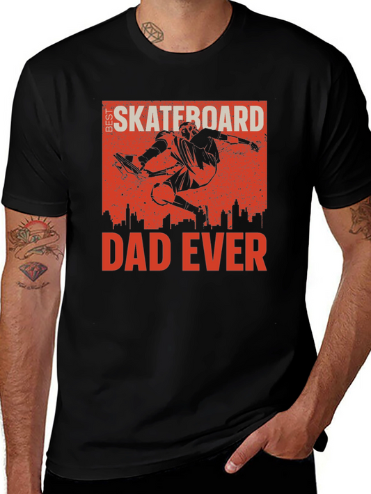 Best Skateboard Dad Ever Graphic T-Shirt