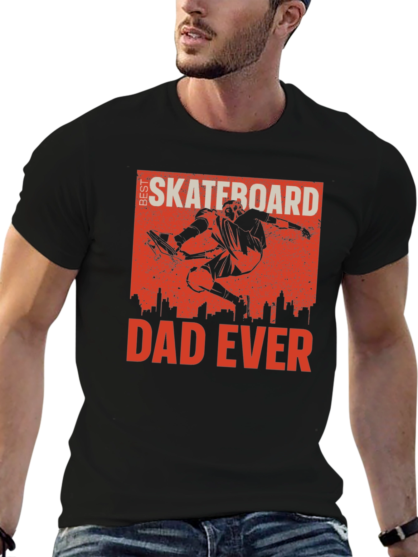 Best Skateboard Dad Ever Graphic T-Shirt